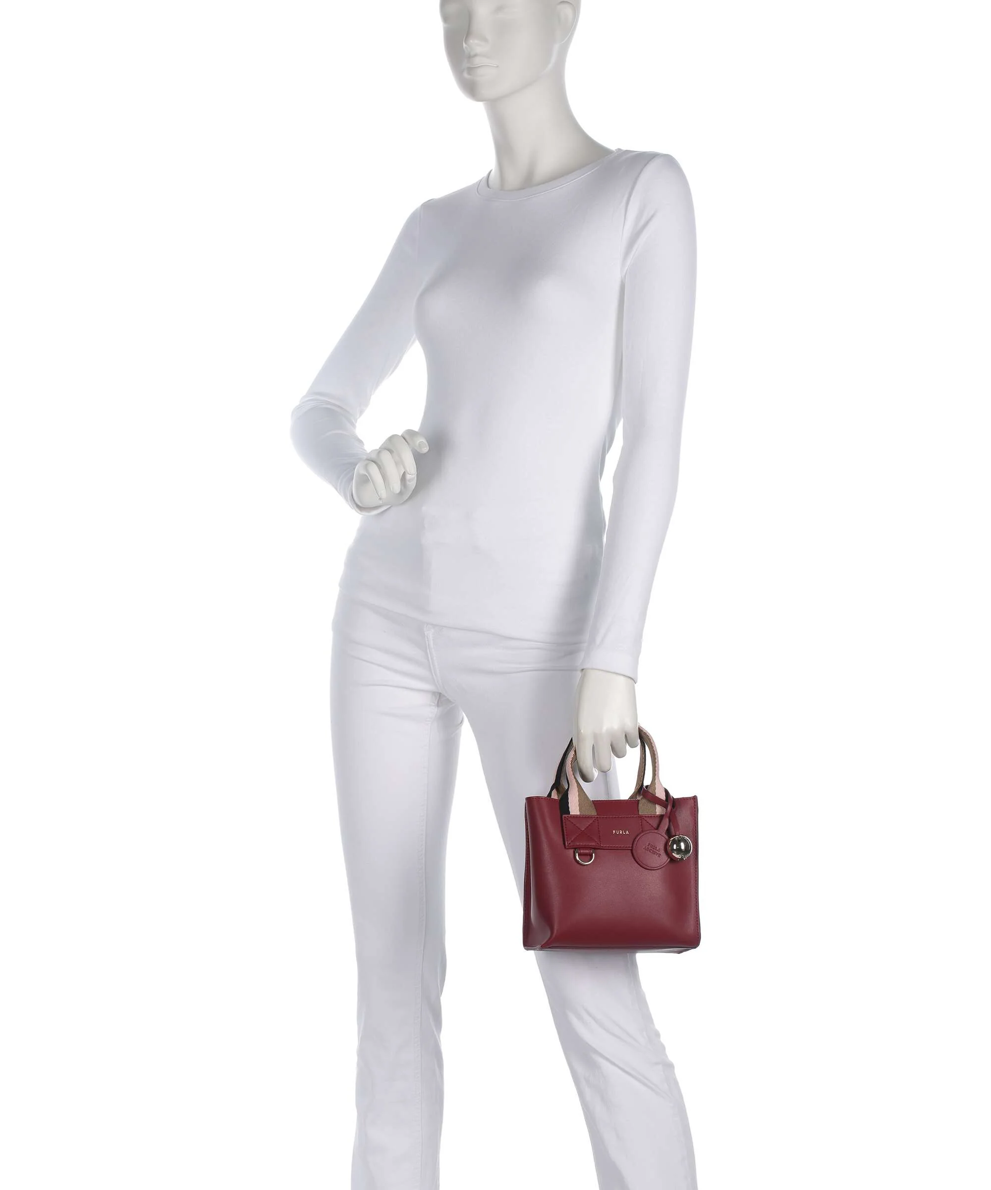 Furla Divide It Mini Sac à main toni ciliegia - Image 3