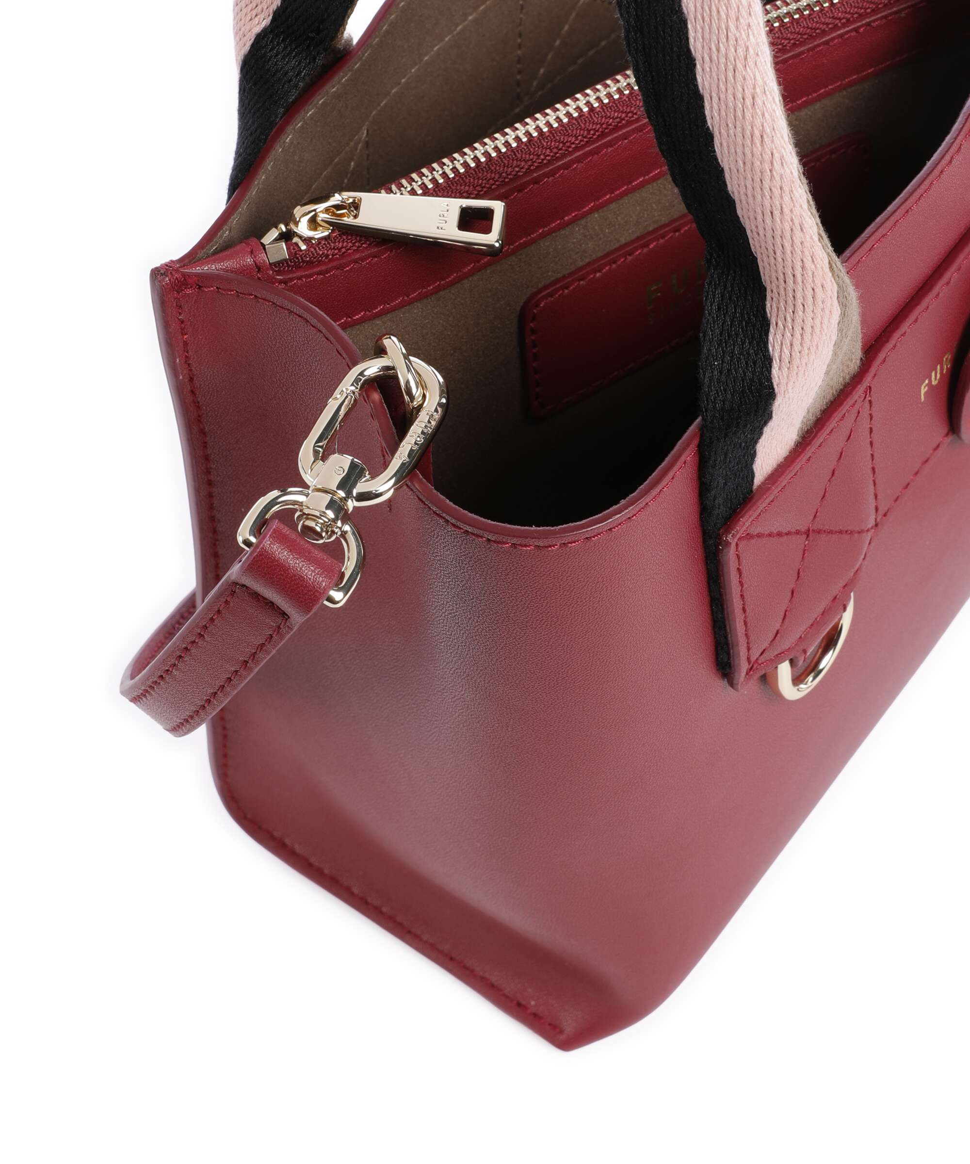 Furla Divide It Mini Sac à main toni ciliegia - Image 4