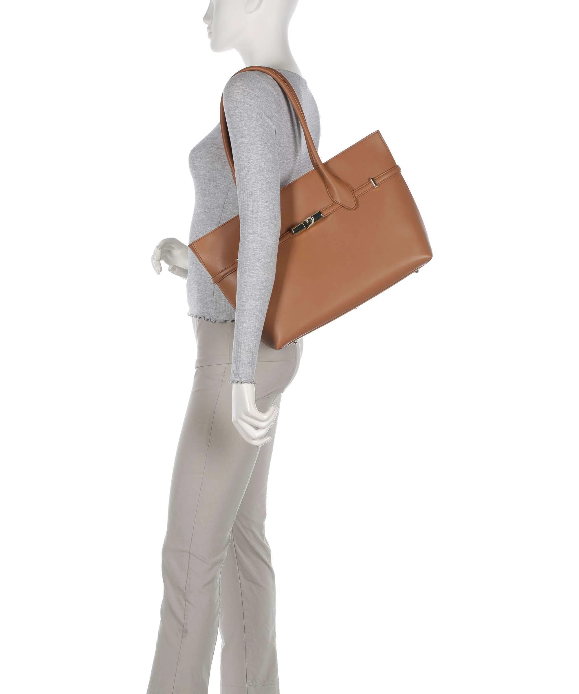 Furla Goccia L Cabas brandy - Image 3
