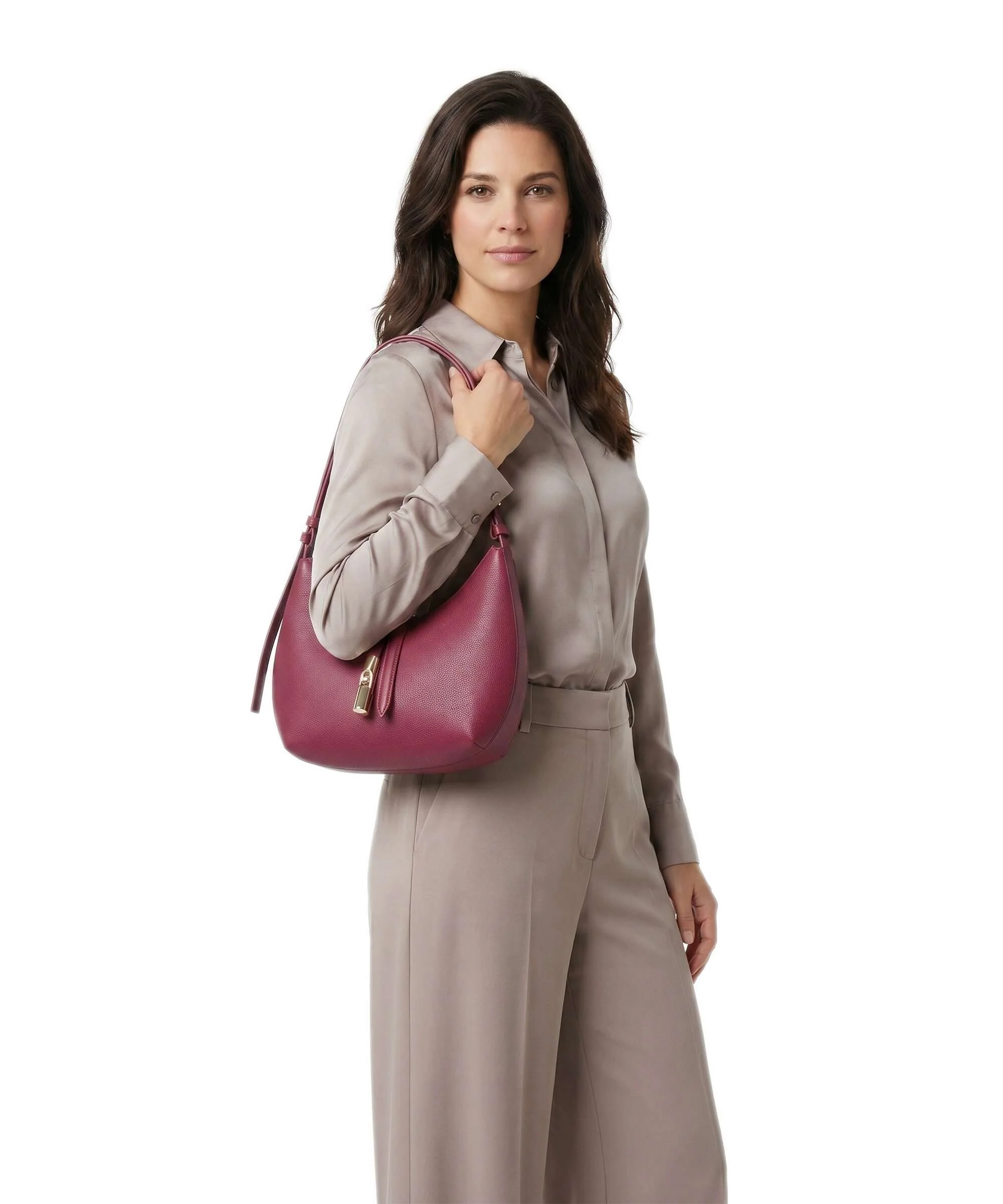 Furla Goccia S Sac porté épaule rododendro - Image 3
