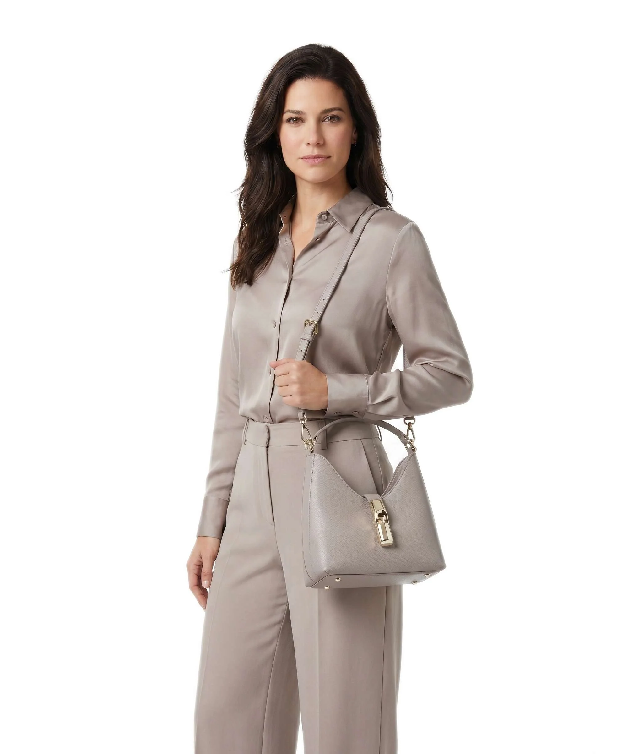 Furla Iride Mini Sac bandoulière cachemire gray - Image 3