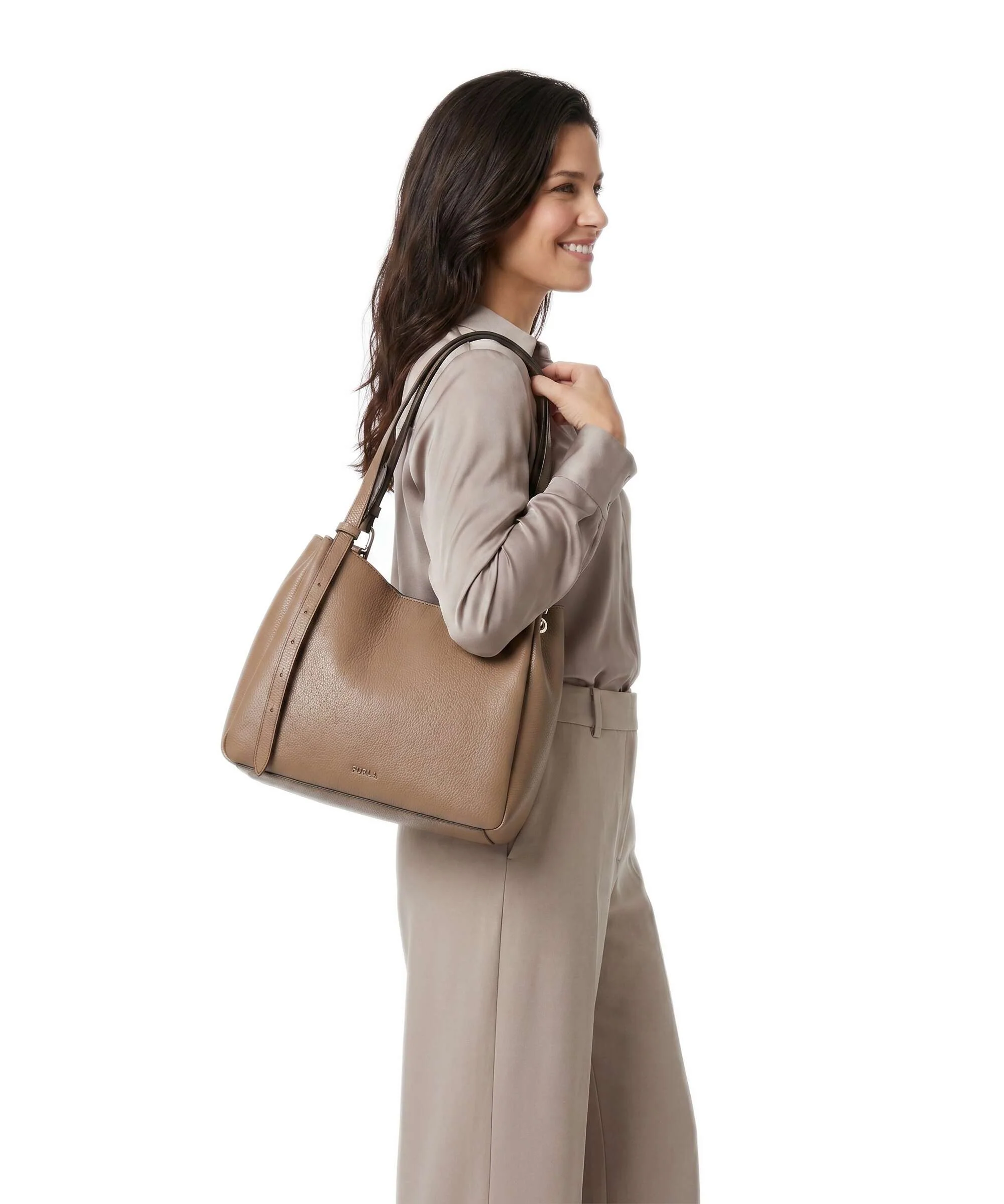 Furla Nuvola M Sac fourre-tout toffee - Image 3