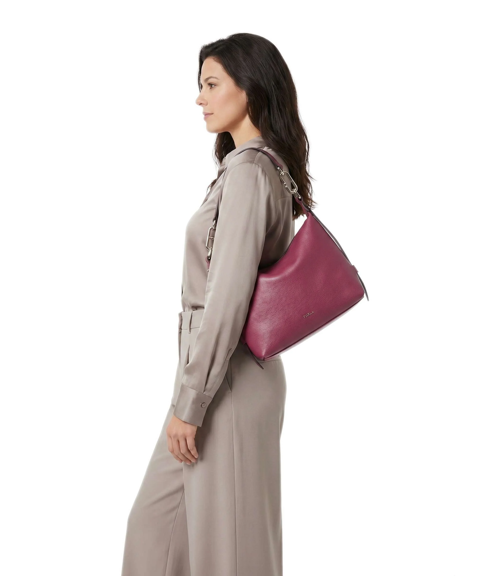 Furla Tonie Mini Sac porté épaule rododendro - Image 3