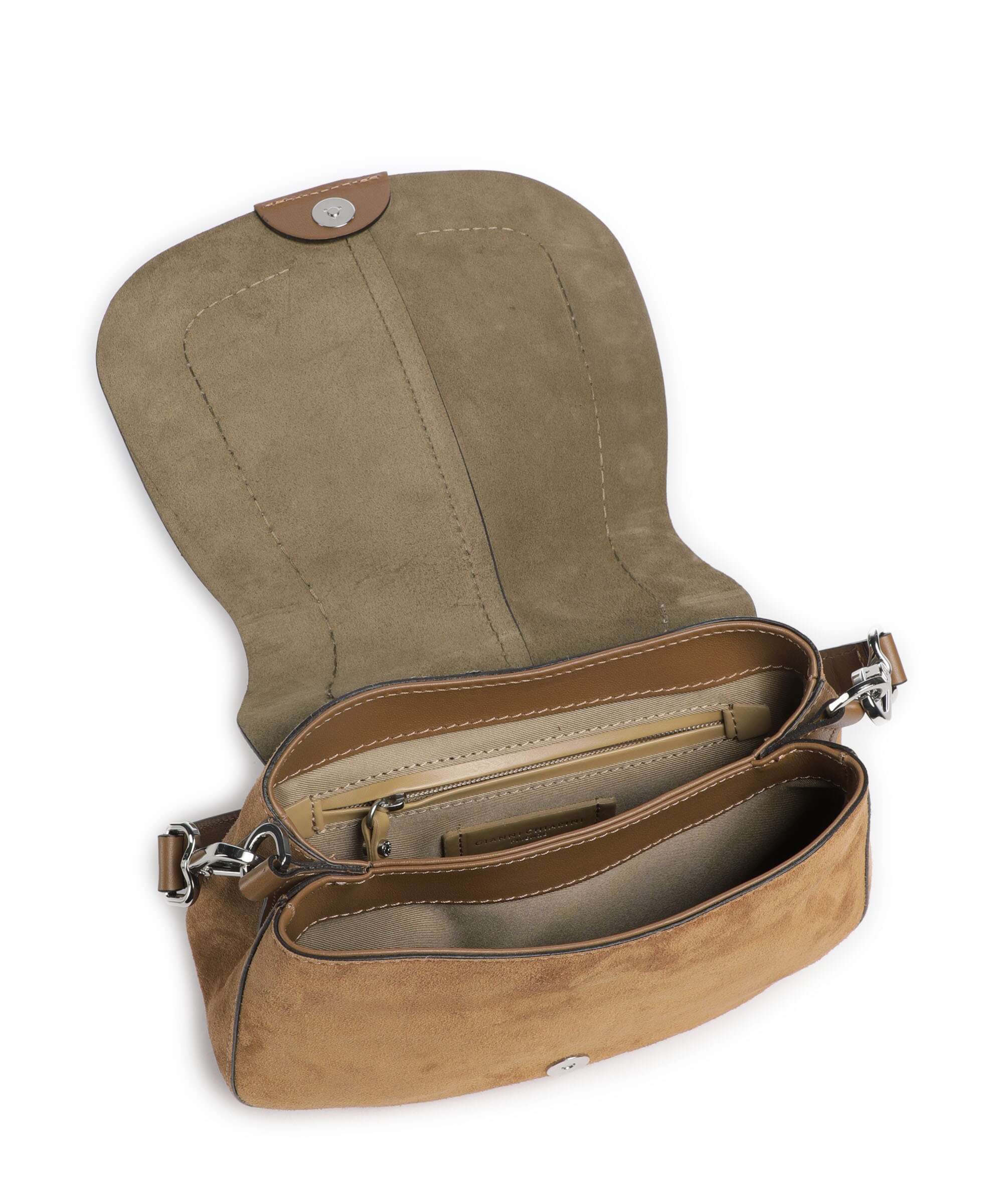 Gianni Chiarini Helena Round Sac porté épaule caramel - Image 7