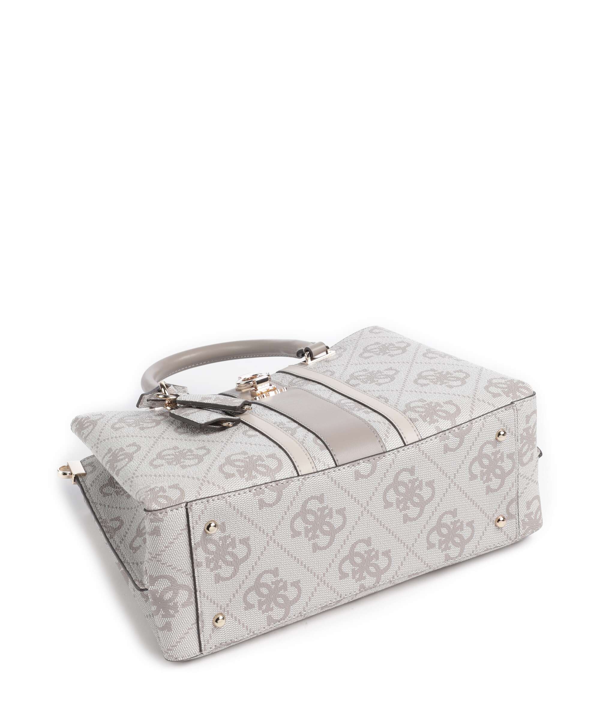Guess Erenia Sac à main dark taupe logo - Image 5