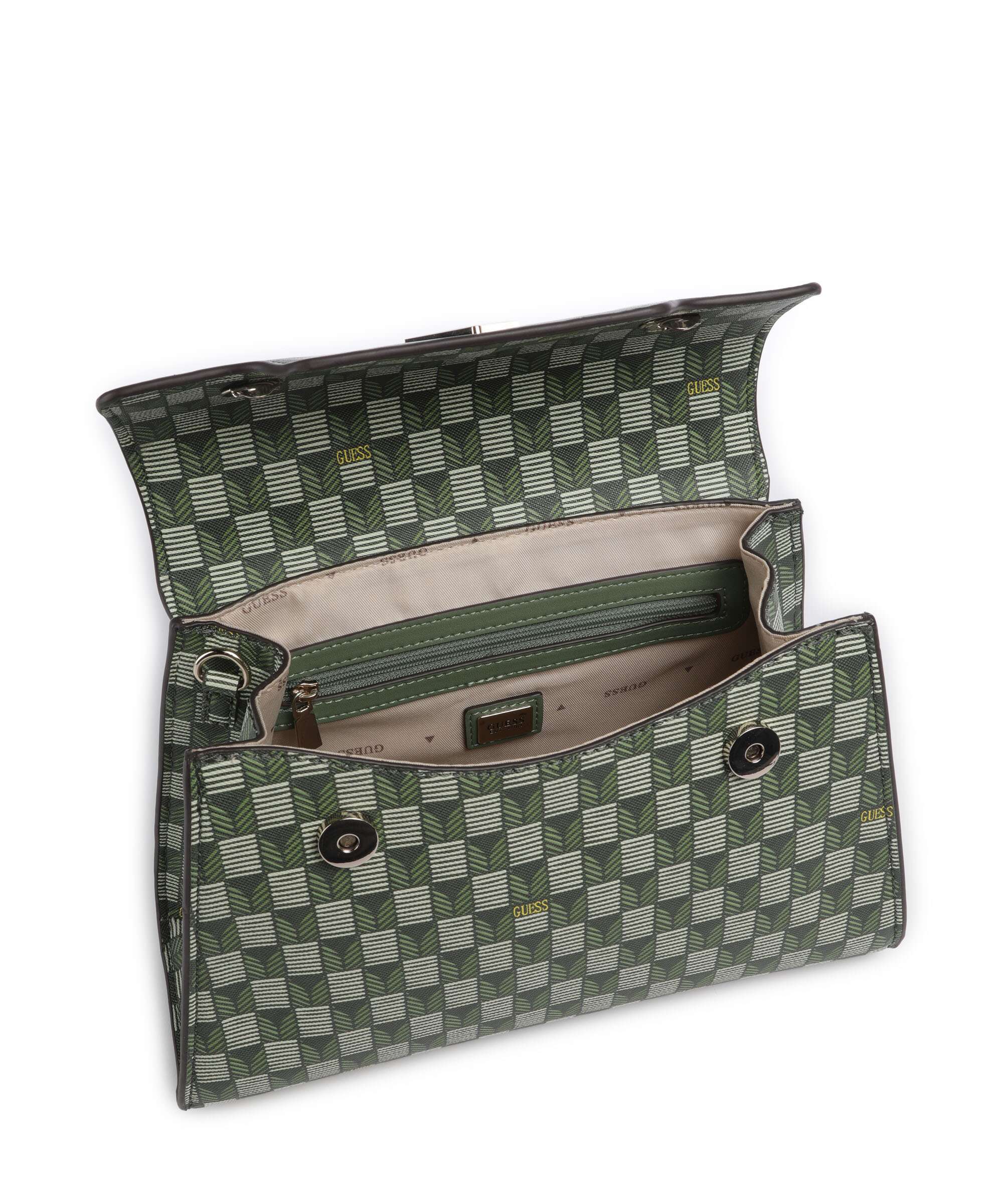 Guess G Wave Sac à main green logo - Image 6