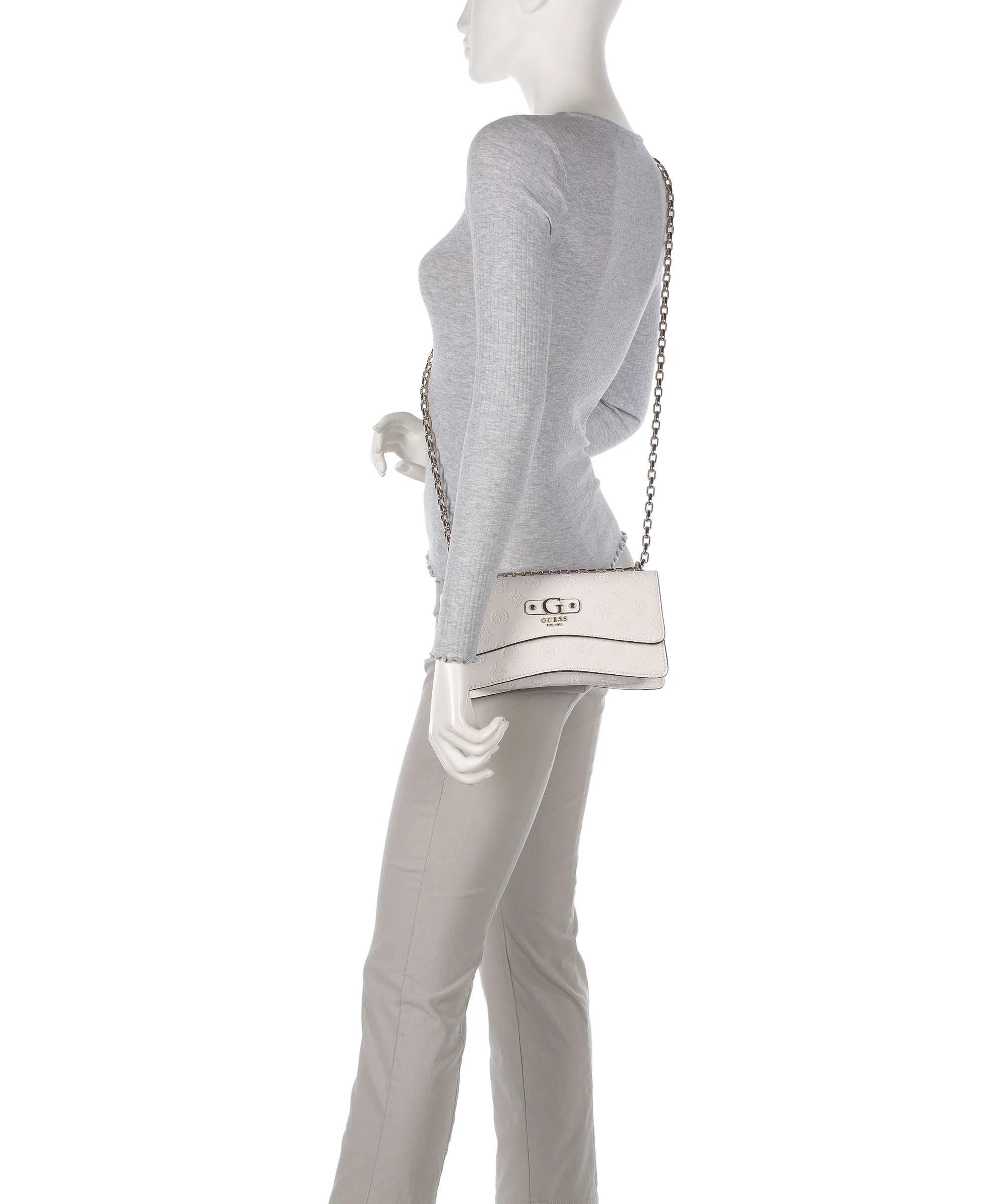 Guess Gerty Peony Sac porté épaule offwhite - Image 3