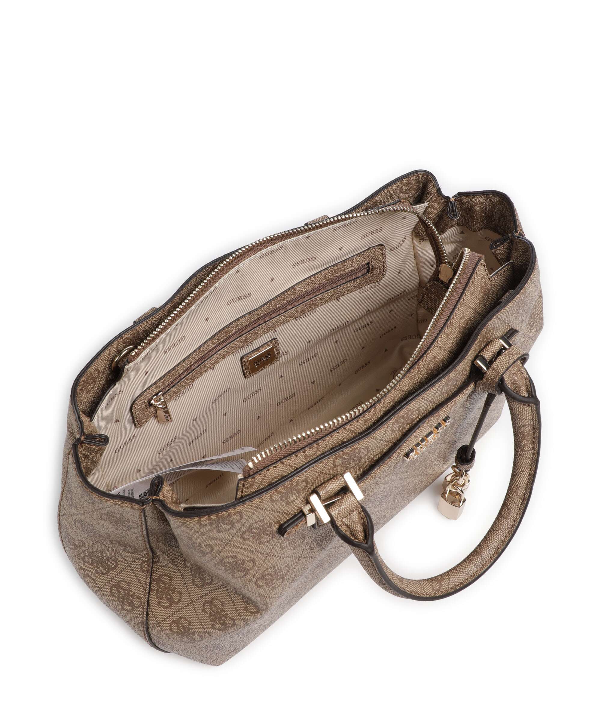 Guess Katya 4G Logo Sac à main latte logo - Image 5