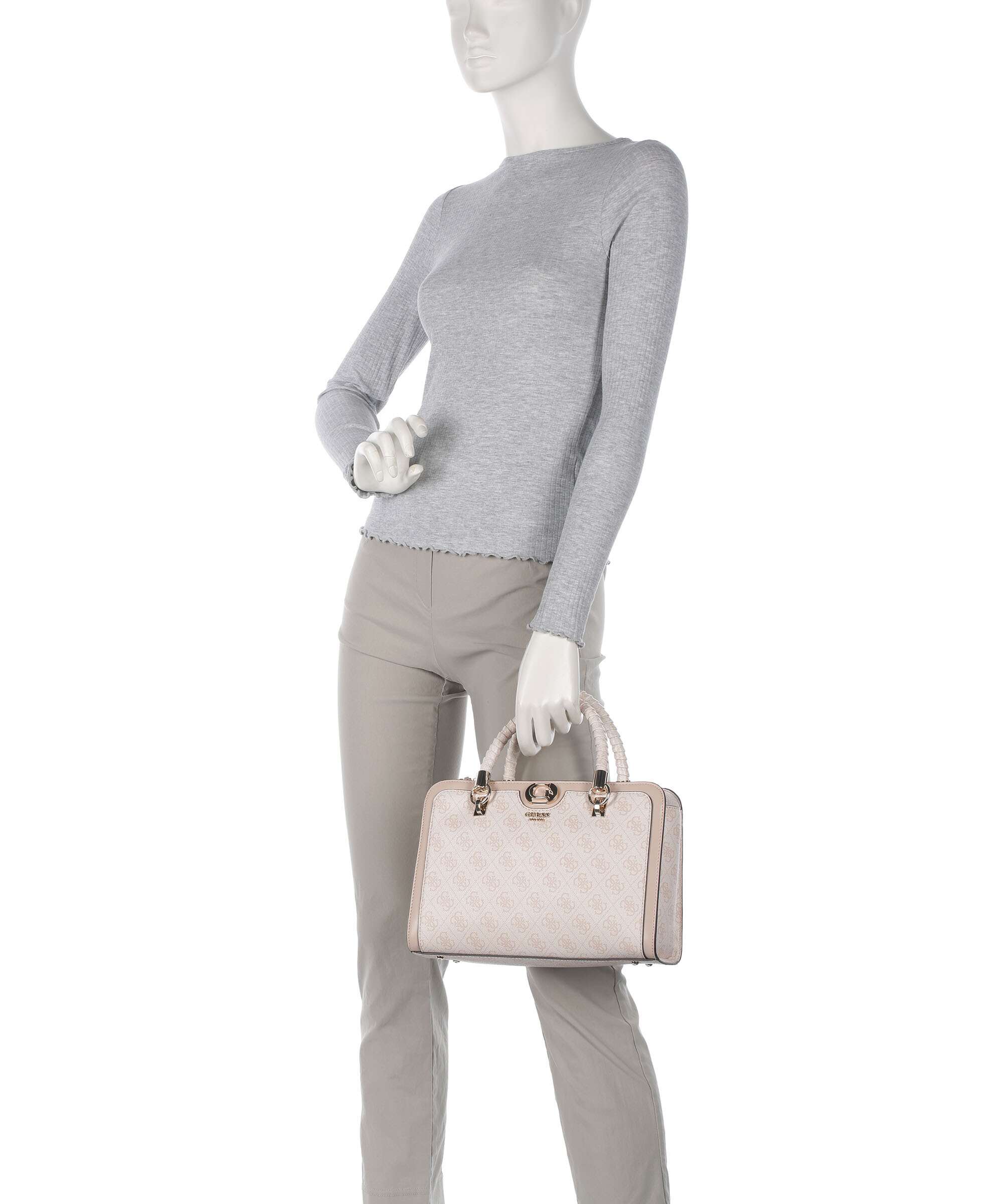 Guess Orlina 4G Logo Sac à main sand logo - Image 3