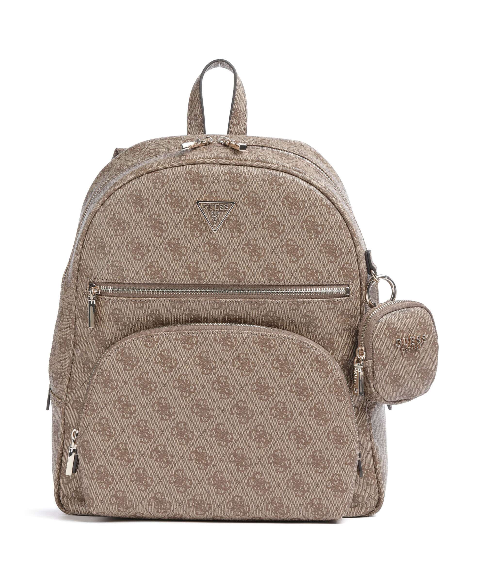 Guess Power Play Sac à dos latte logo