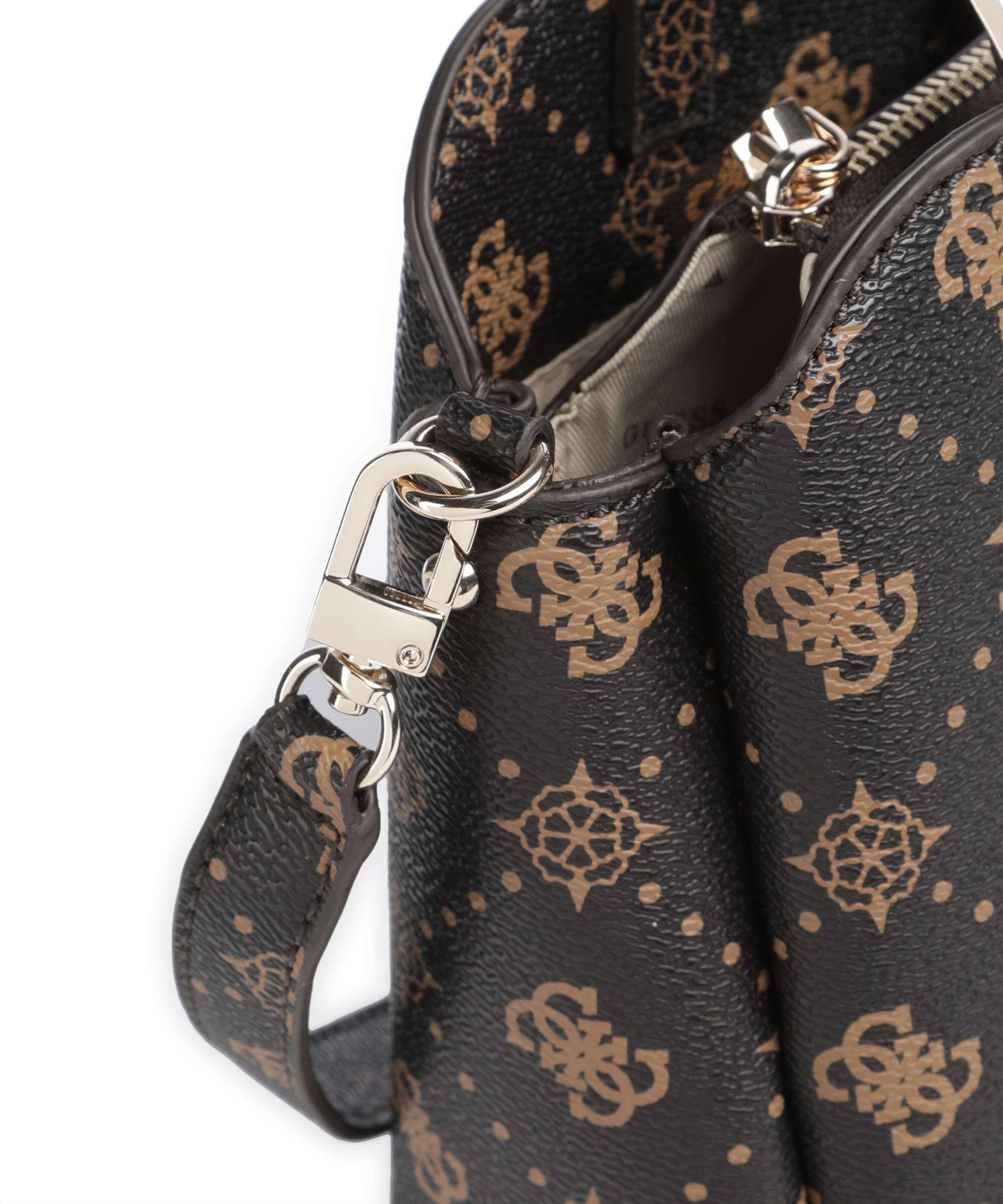 Guess Silia Sac à main espresso logo - Image 4