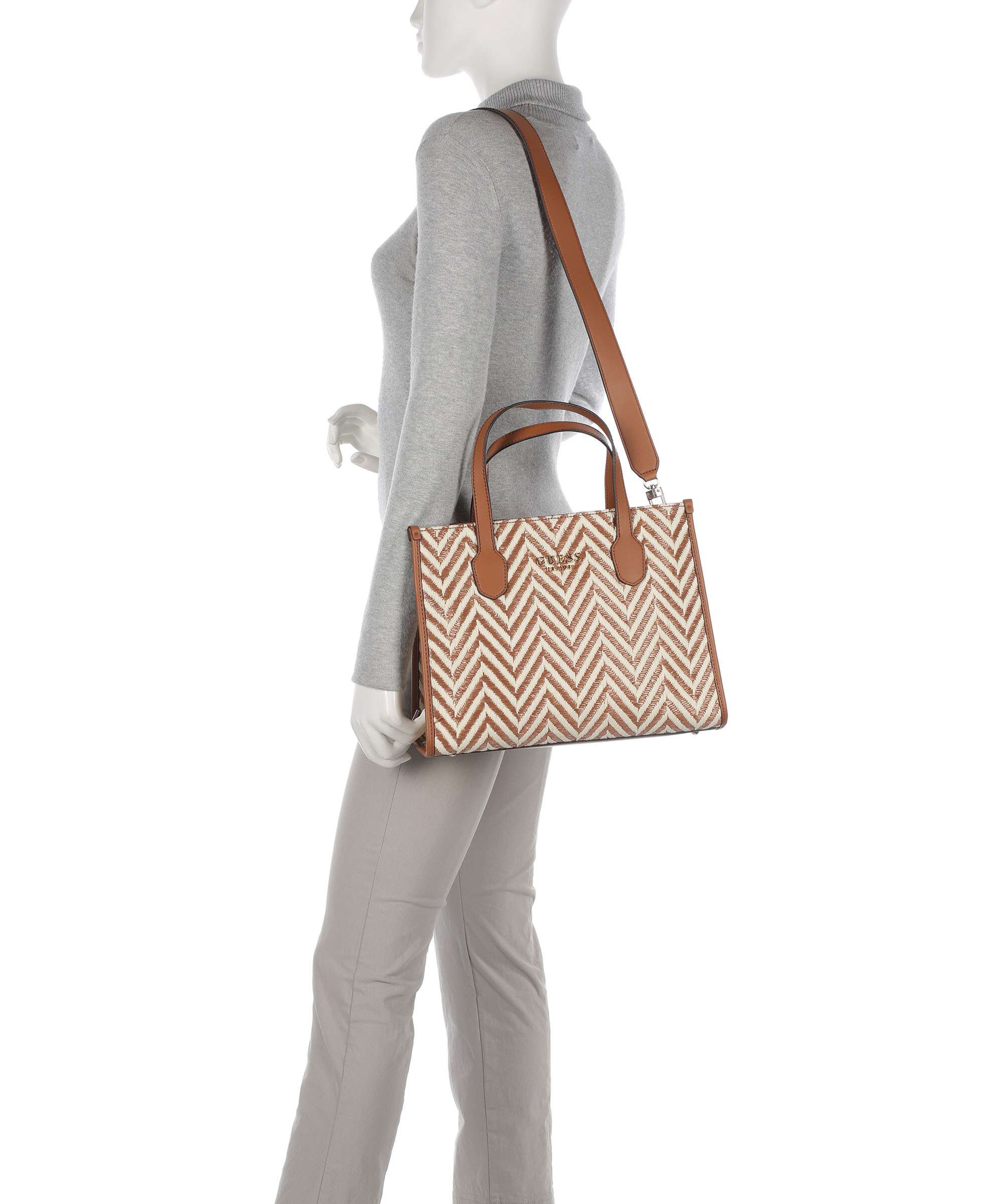 Guess Silvana Sac à main cognac - Image 4