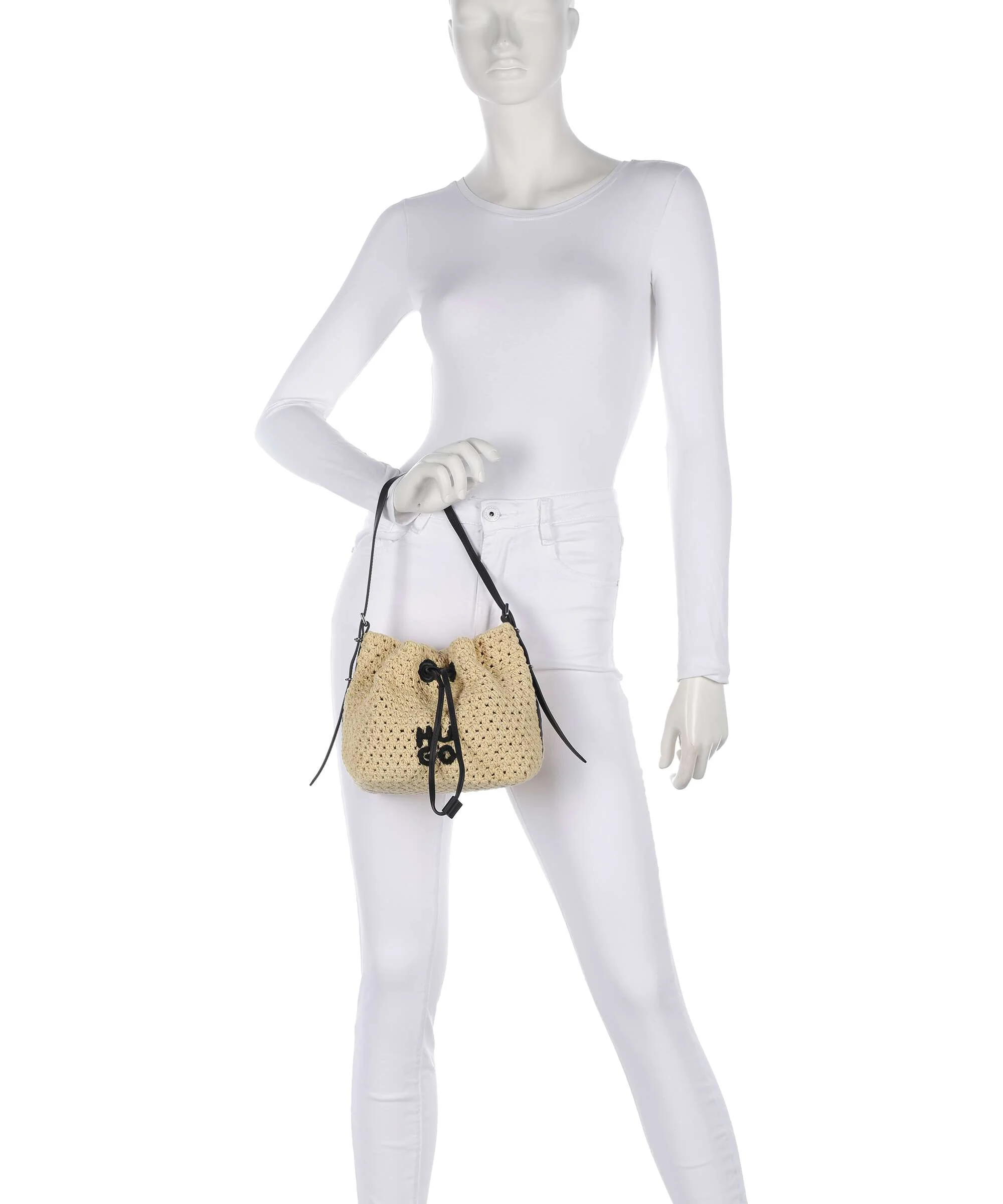 Hugo Neeko Sac seau light beige - Image 4