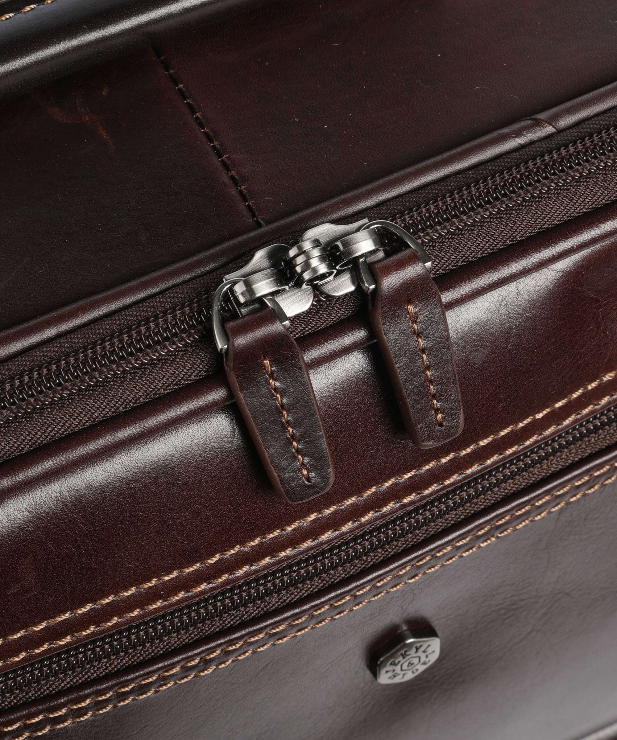 Jekyll & Hide Oxford Valise 4 roues mocha - Image 3