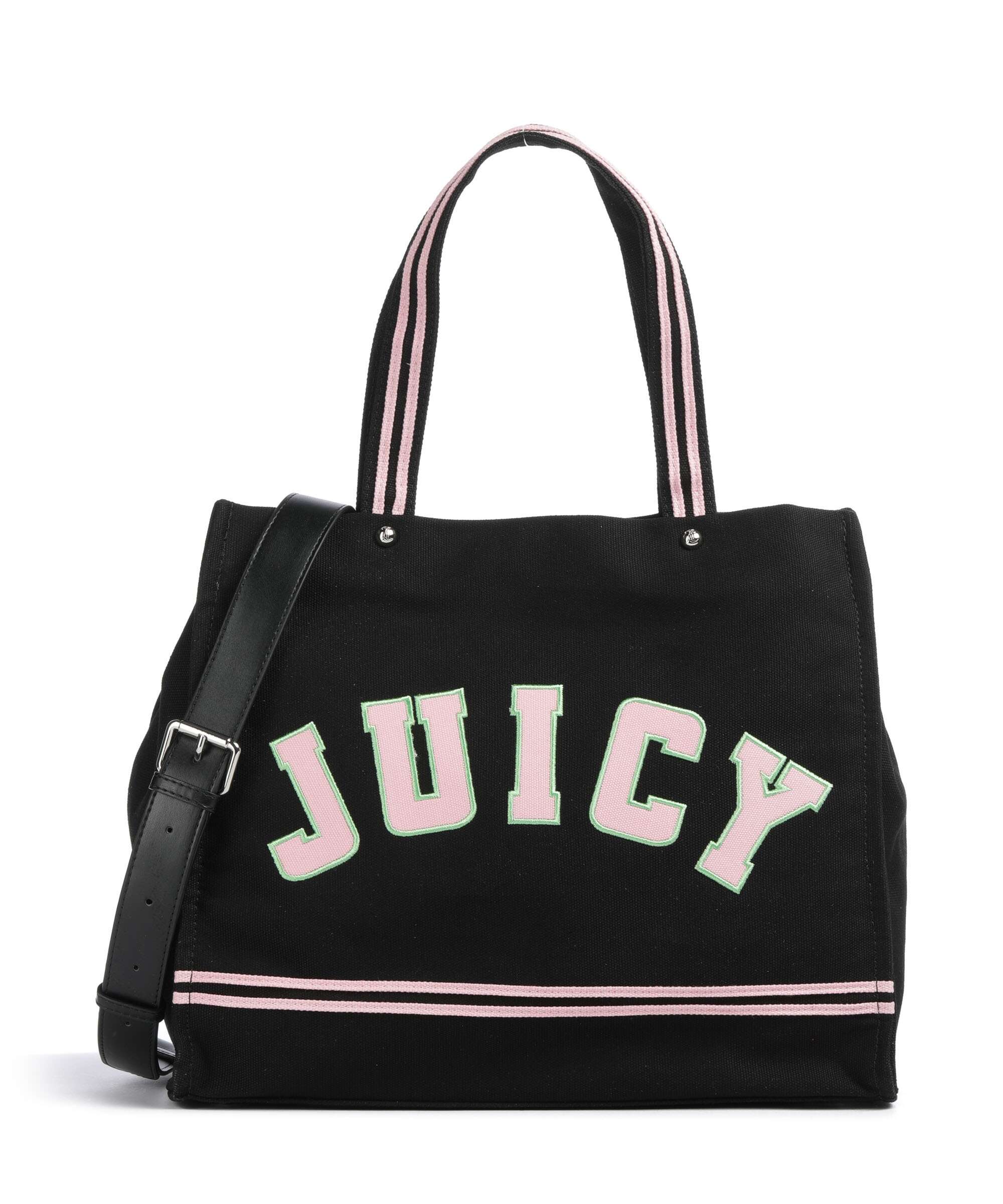 Juicy Couture Iris Patch Canvas L Cabas black/juicy pink