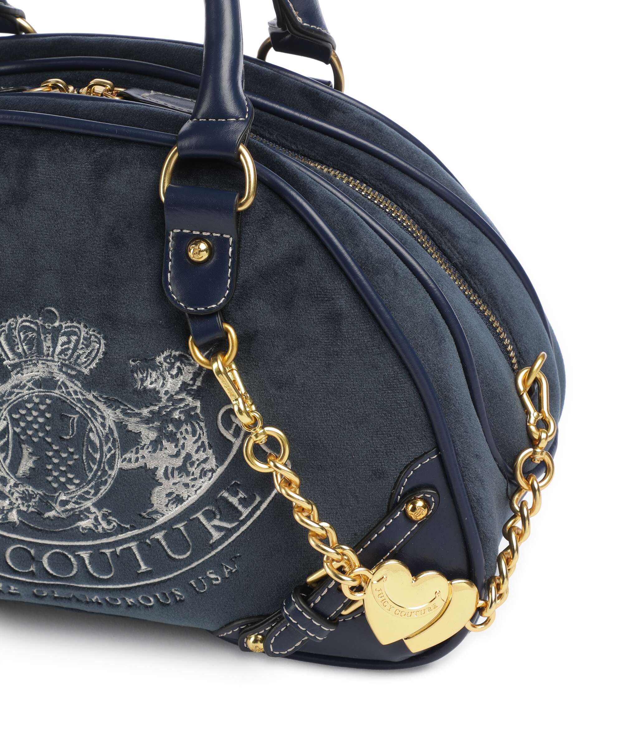 Juicy Couture Twig Narrative Velvet Sac à main blue depths - Image 7