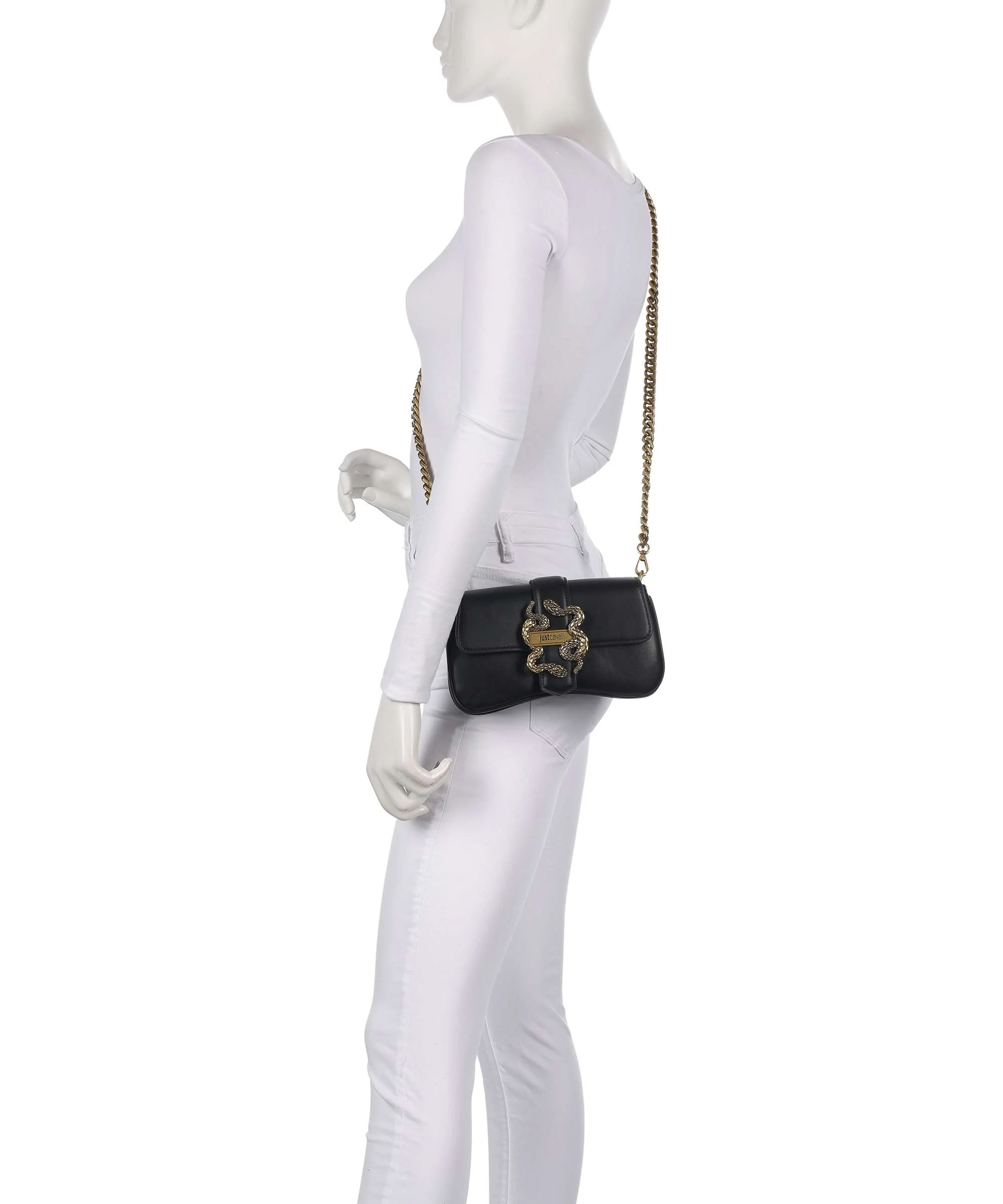 Just Cavalli Iconic Snakes Sac bandoulière black - Image 3