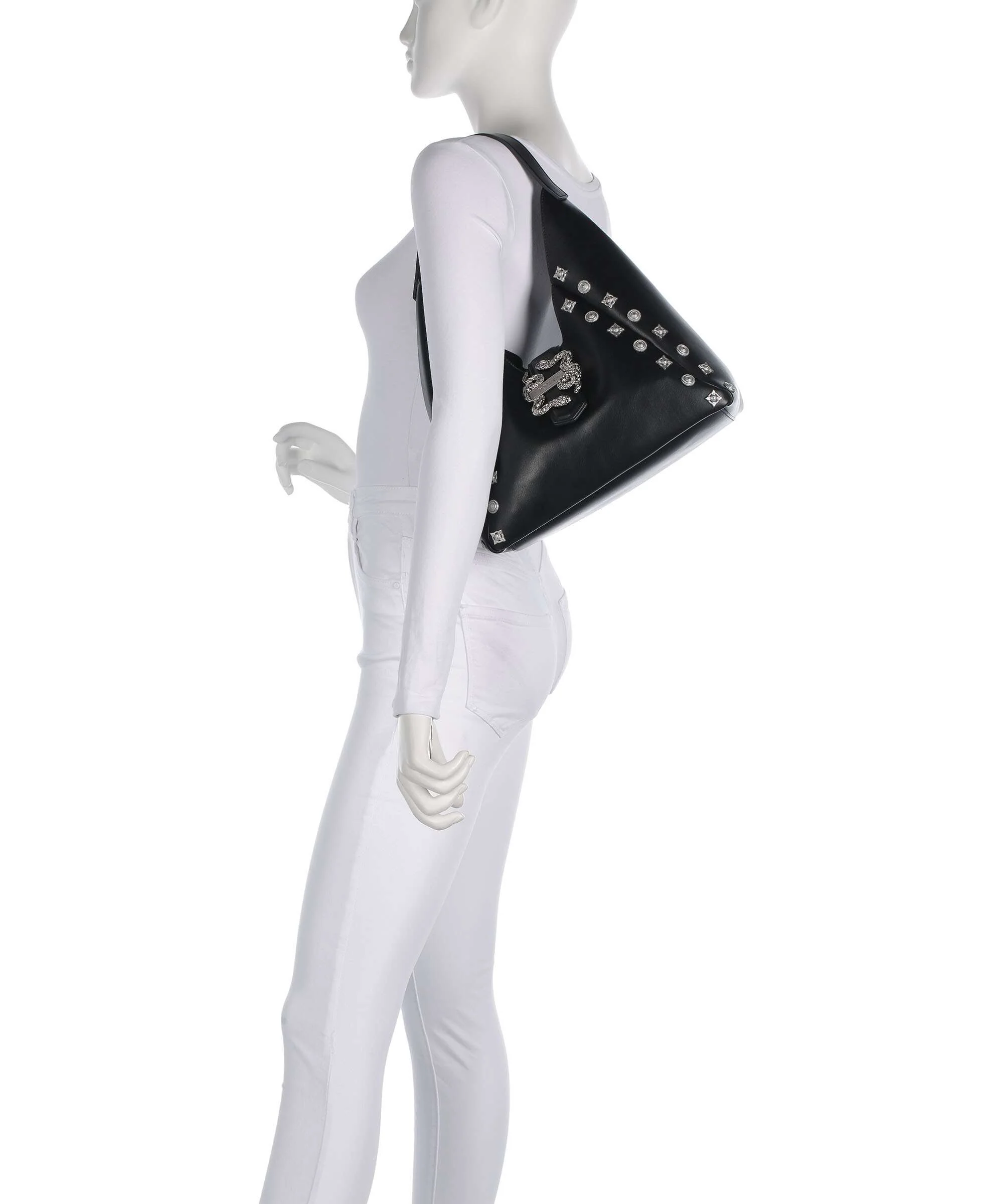 Just Cavalli Iconic Snakes Sac fourre-tout black - Image 3