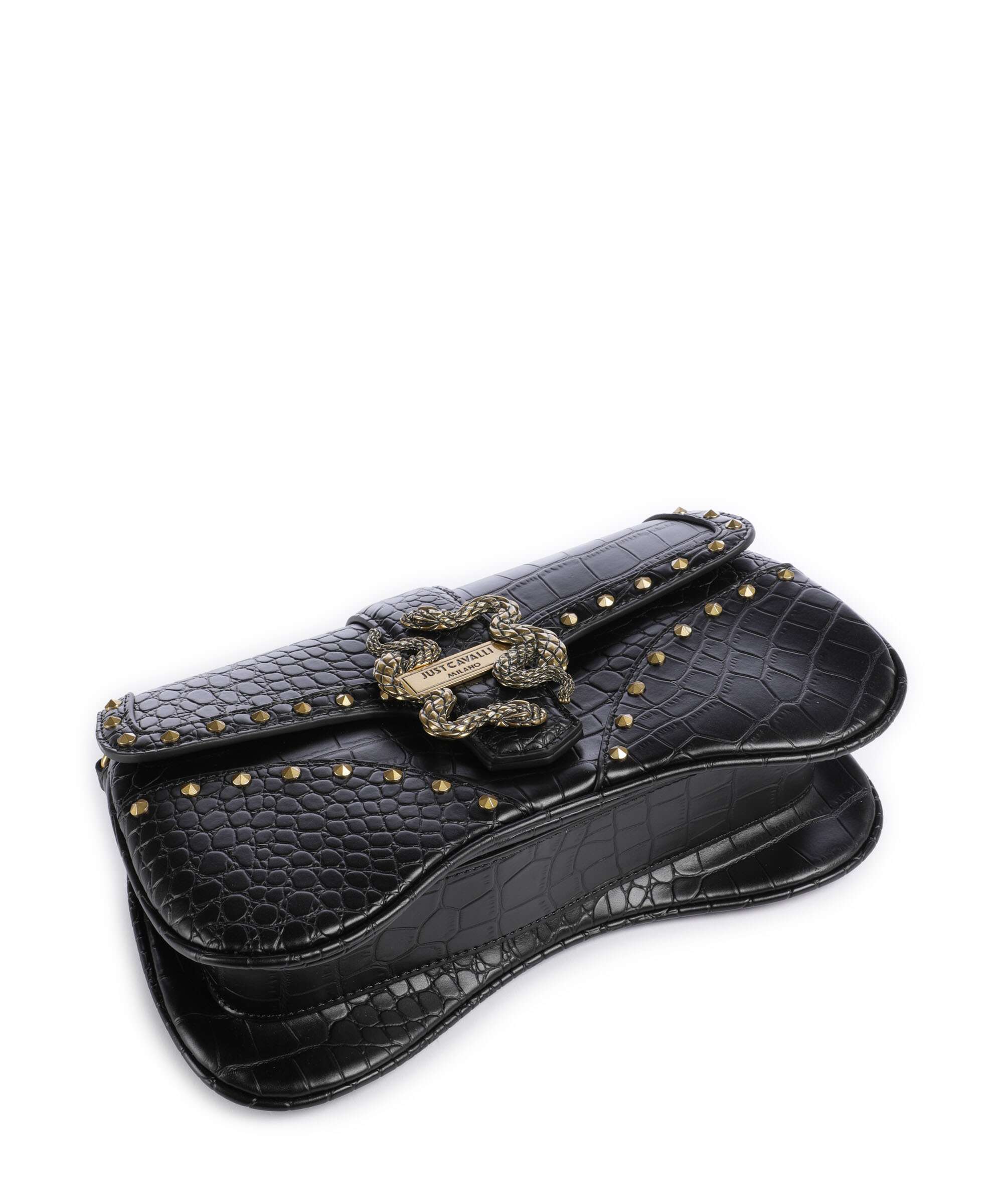 Just Cavalli Iconic Snakes Sac porté épaule black - Image 6