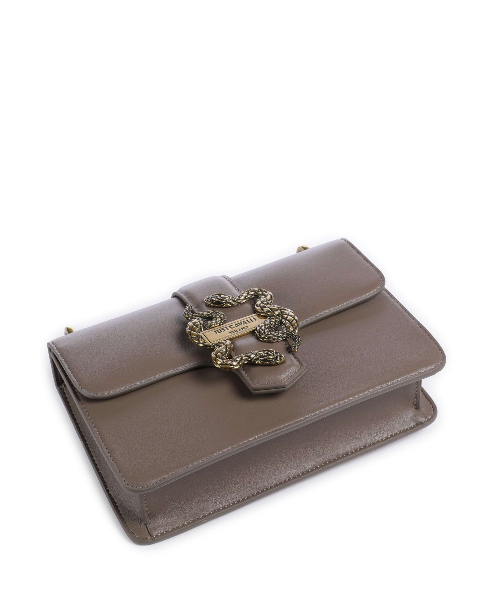 Just Cavalli Iconic Snakes Sac porté épaule taupe - Image 6