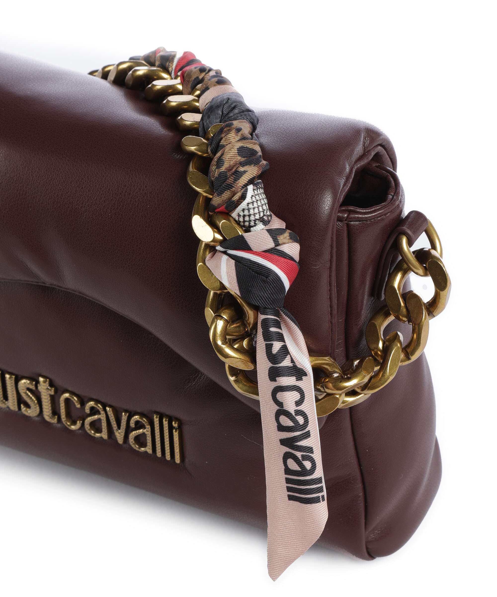 Just Cavalli Puffy Foulard Sac porté épaule dark purple - Image 4