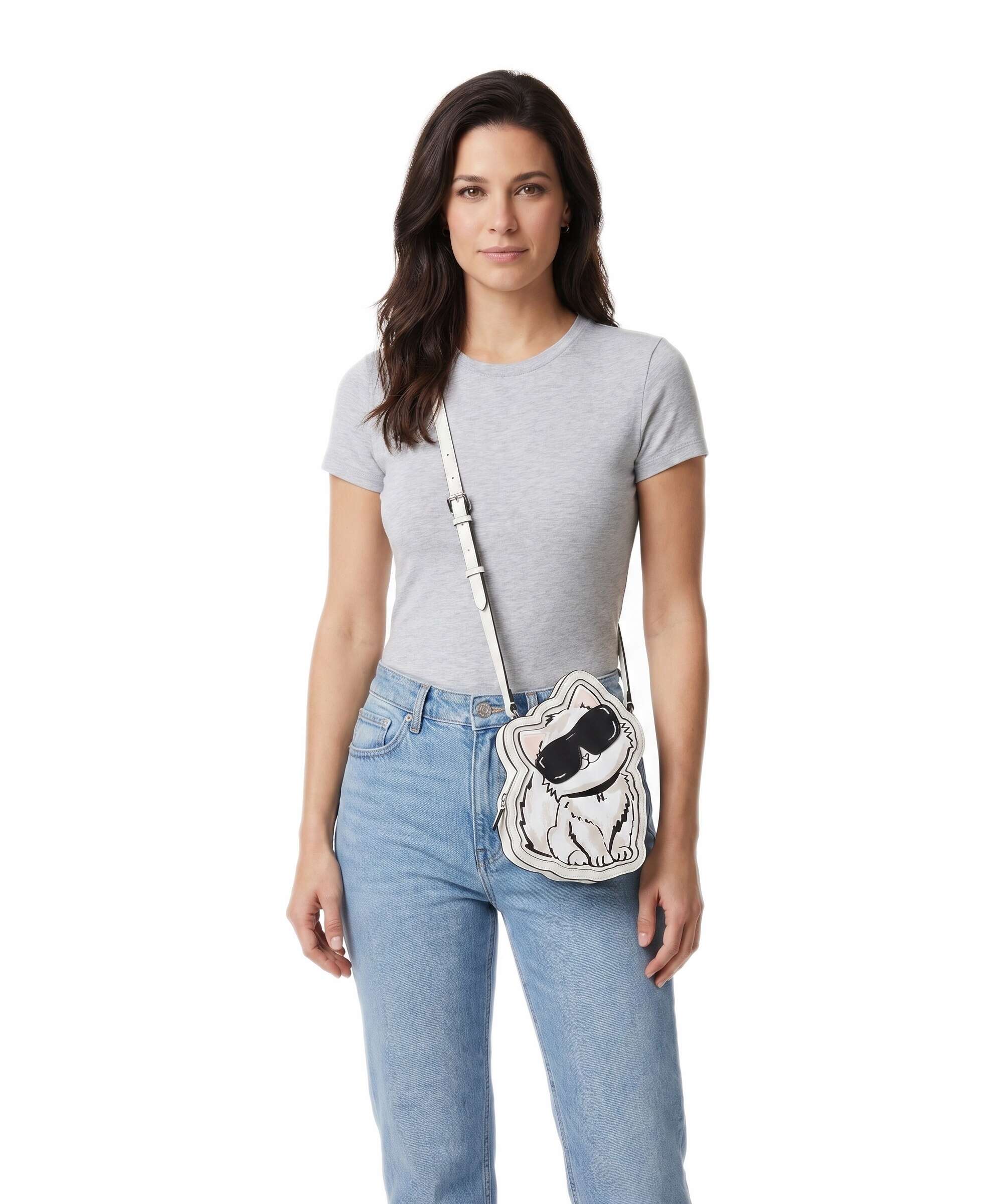 Karl Lagerfeld Ikon Choupette Sac bandoulière off white - Image 3