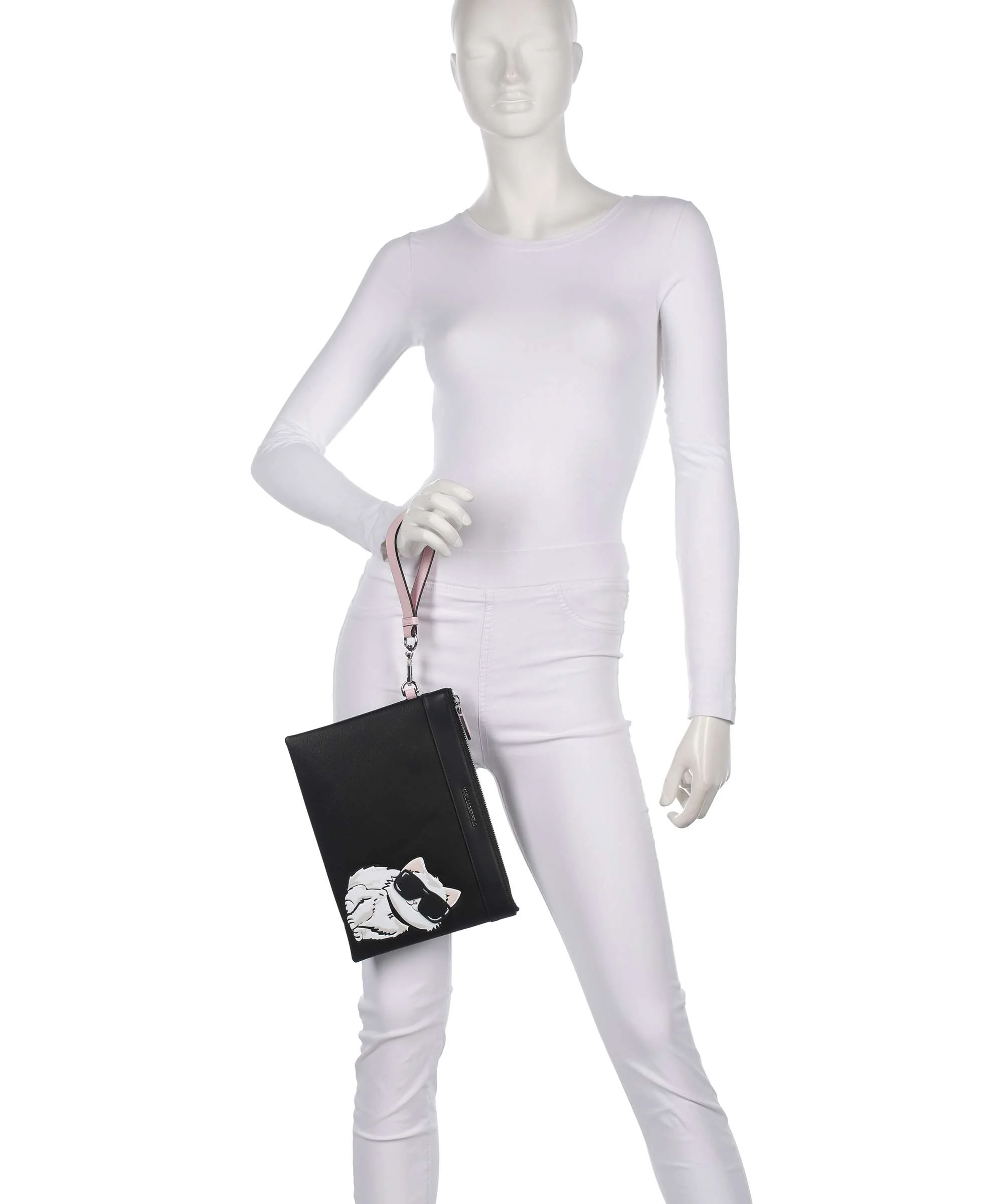 Karl Lagerfeld Ikon Choupette Sac de poignet black - Image 3