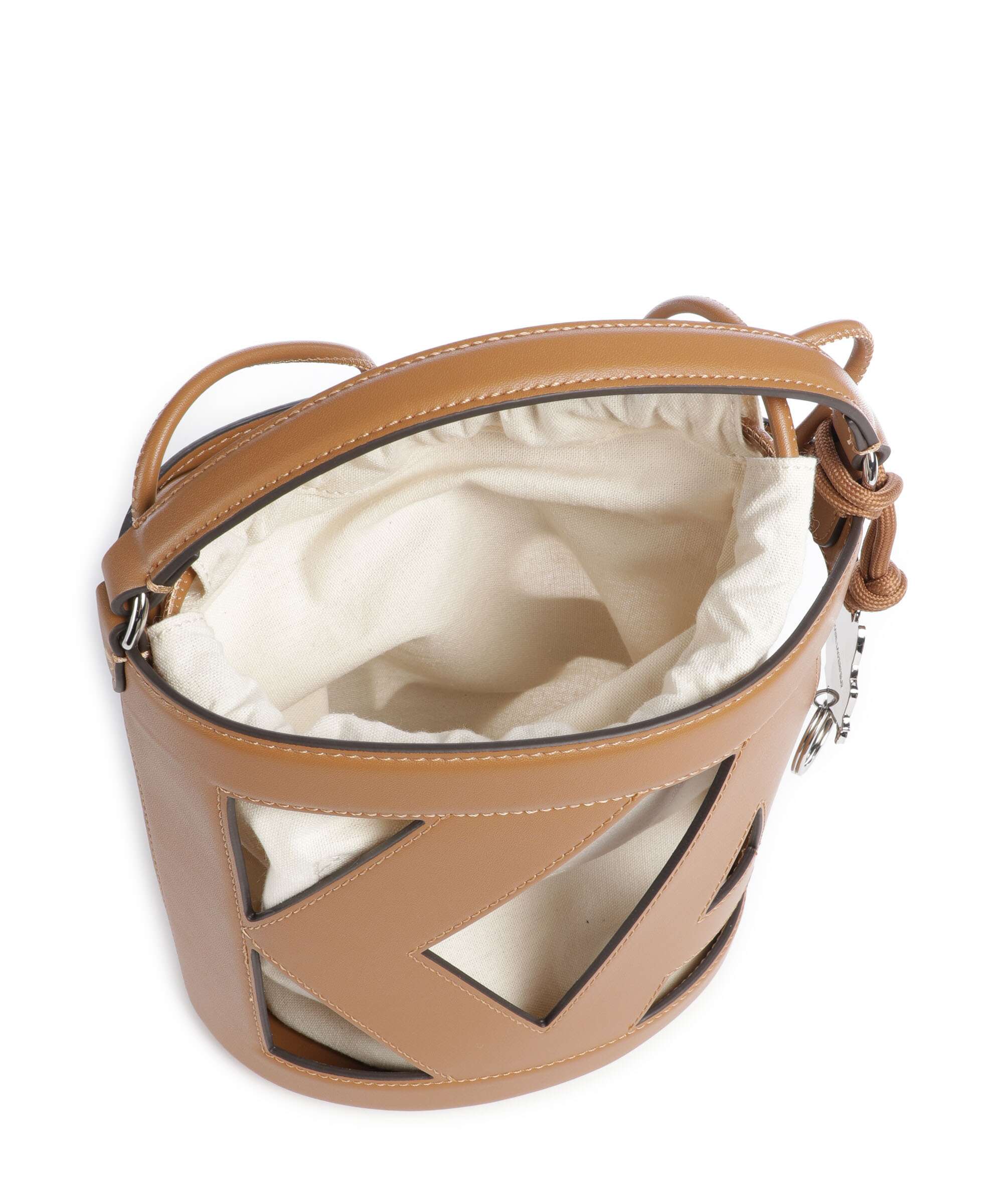Karl Lagerfeld Ikon Monogram Sac seau diagonal cream monogram - Image 7