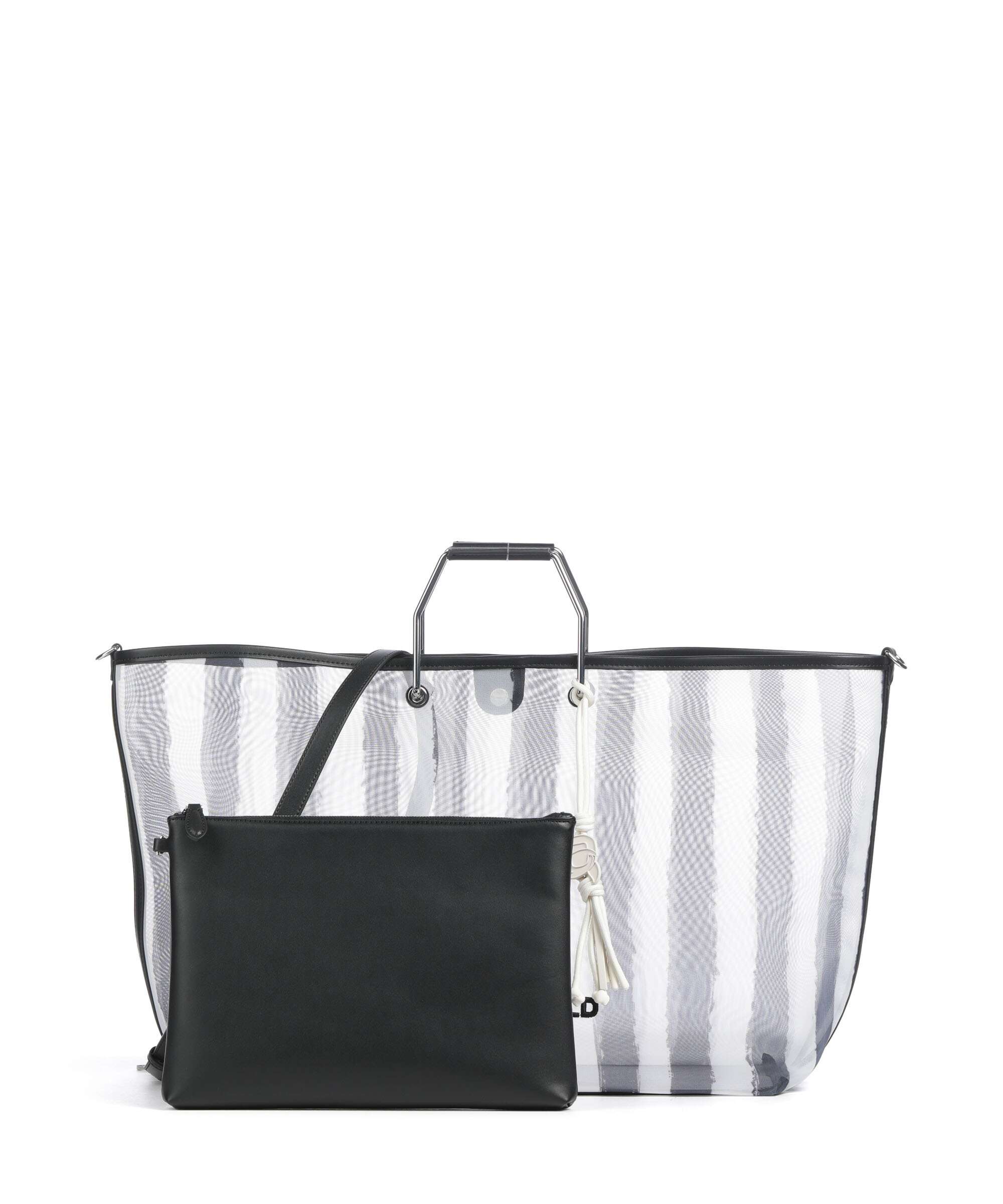 Karl Lagerfeld Ikon XXL Sac à main black stripes - Image 4