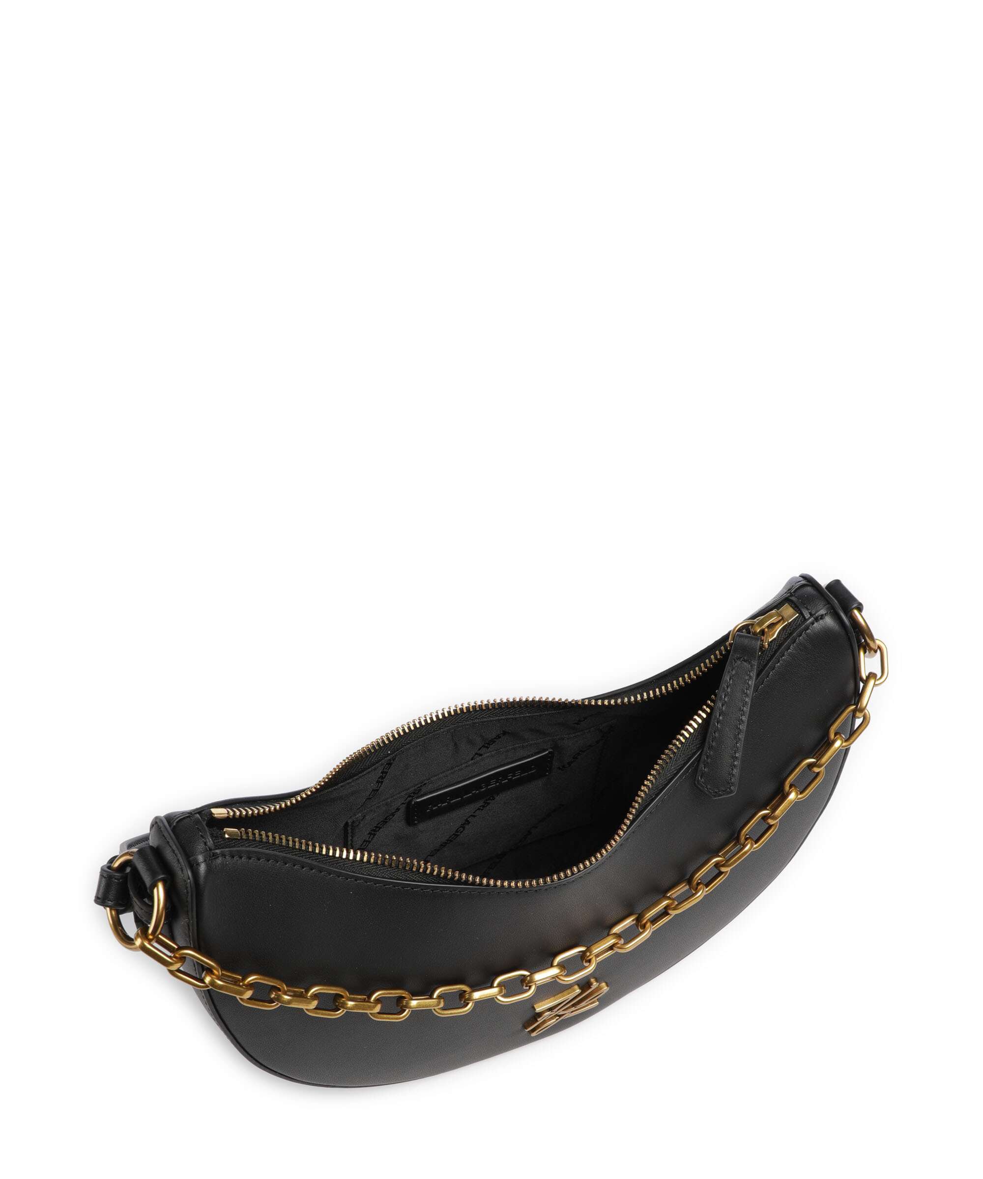 Karl Lagerfeld K/Autograph Medium Sac porté épaule black/gold - Image 6