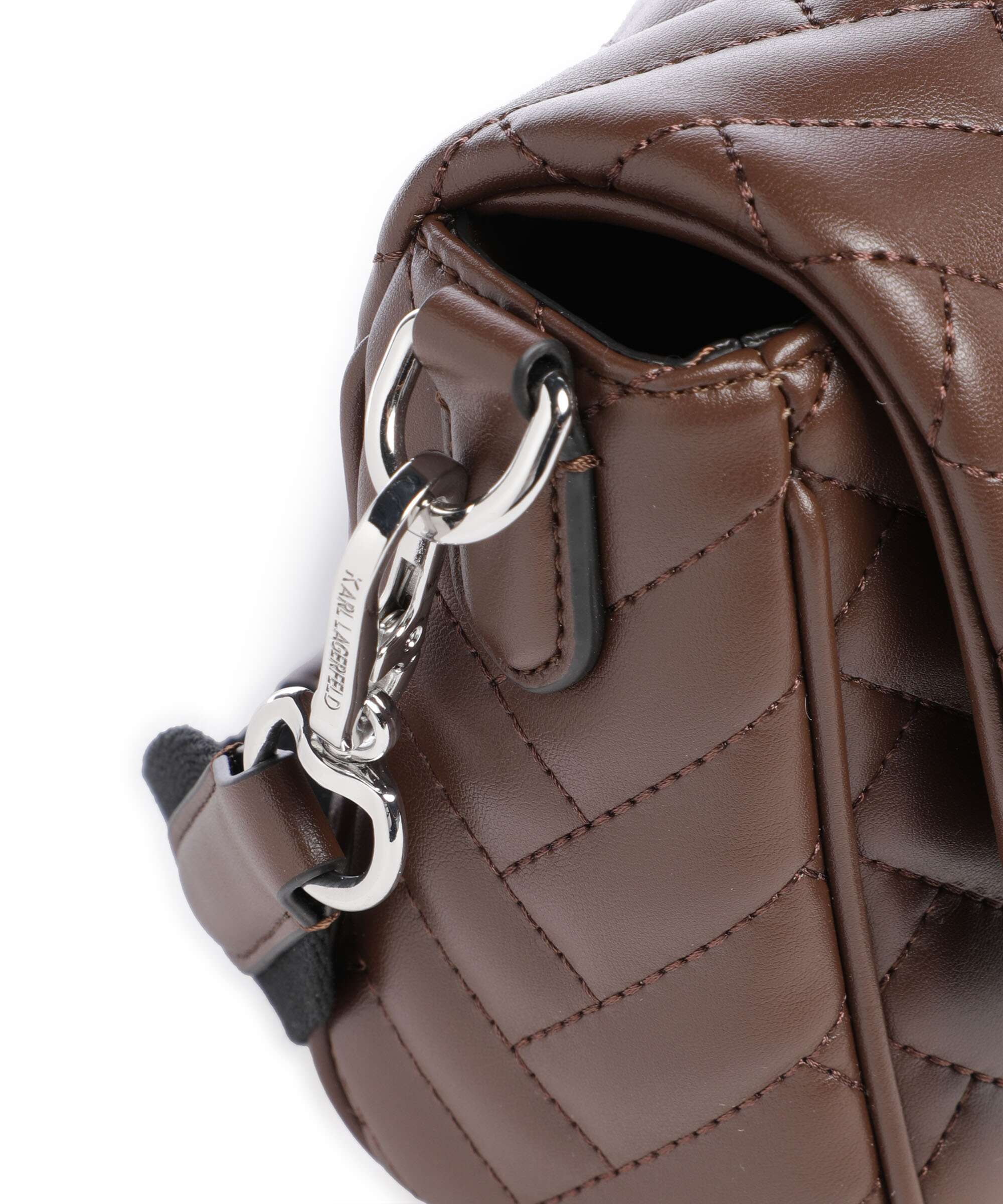 Karl Lagerfeld K/Brick Sac bandoulière dark friar brown - Image 4