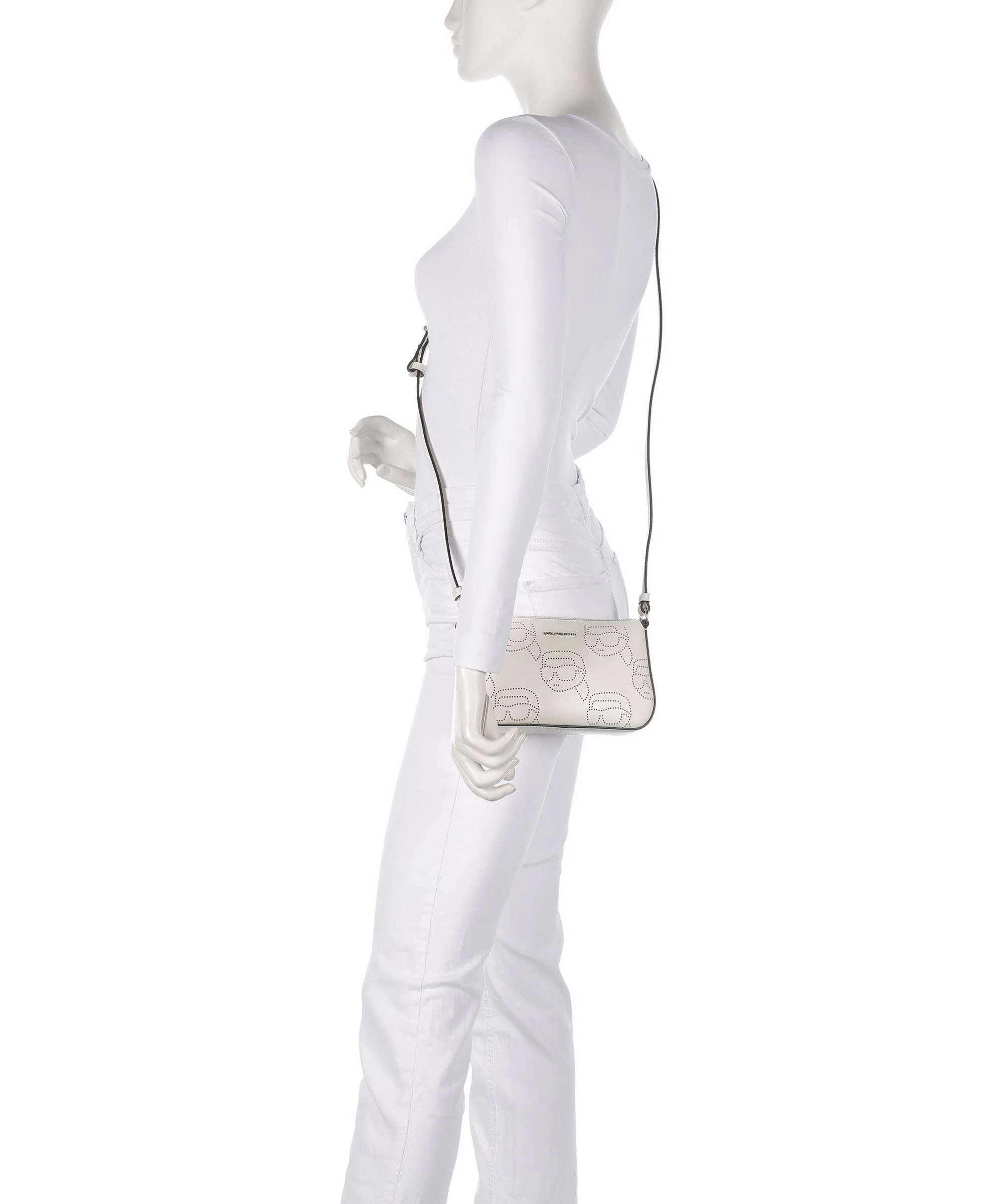 Karl Lagerfeld K/Ikonik Sac bandoulière offwhite - Image 3
