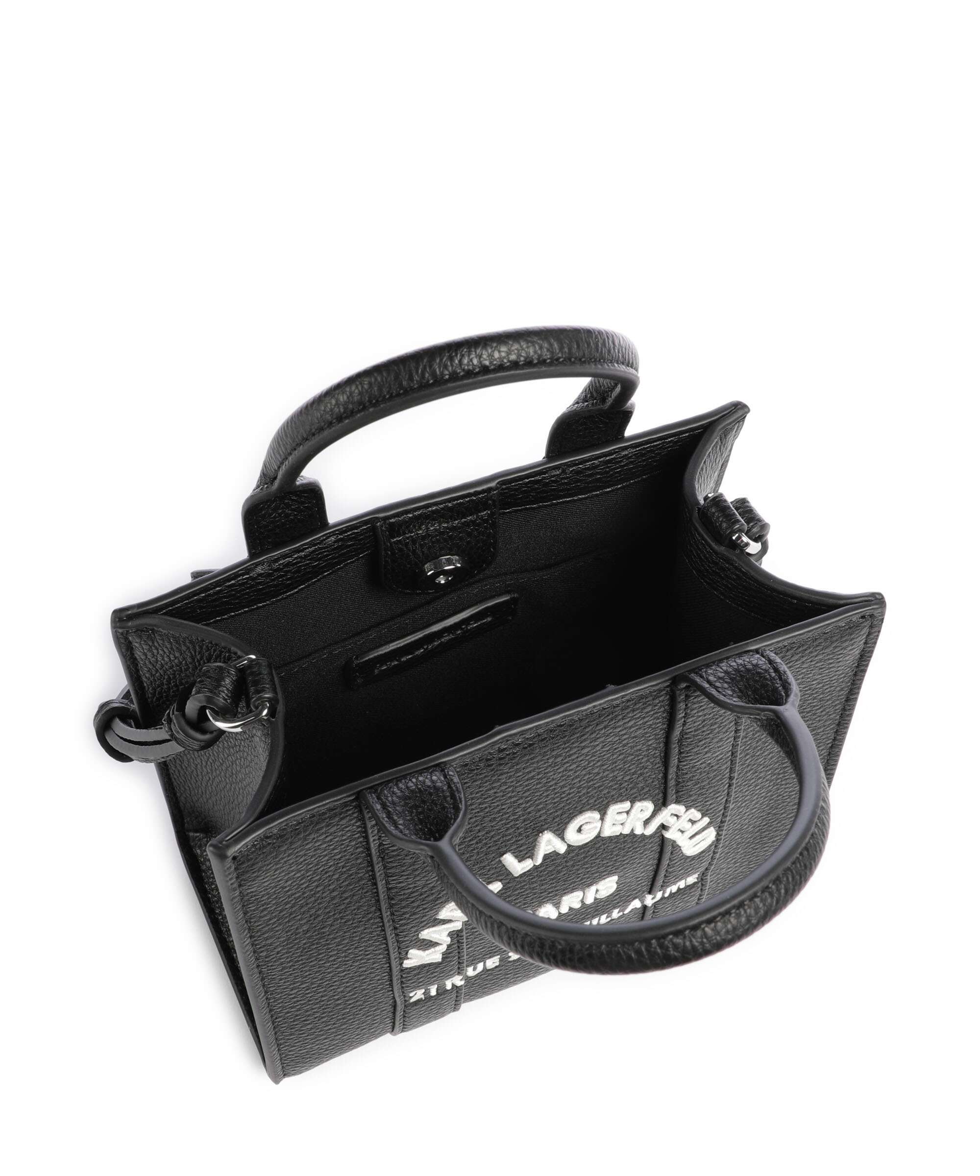 Karl Lagerfeld K/Rue St Guillaume Mini Sac à main white/black - Image 6