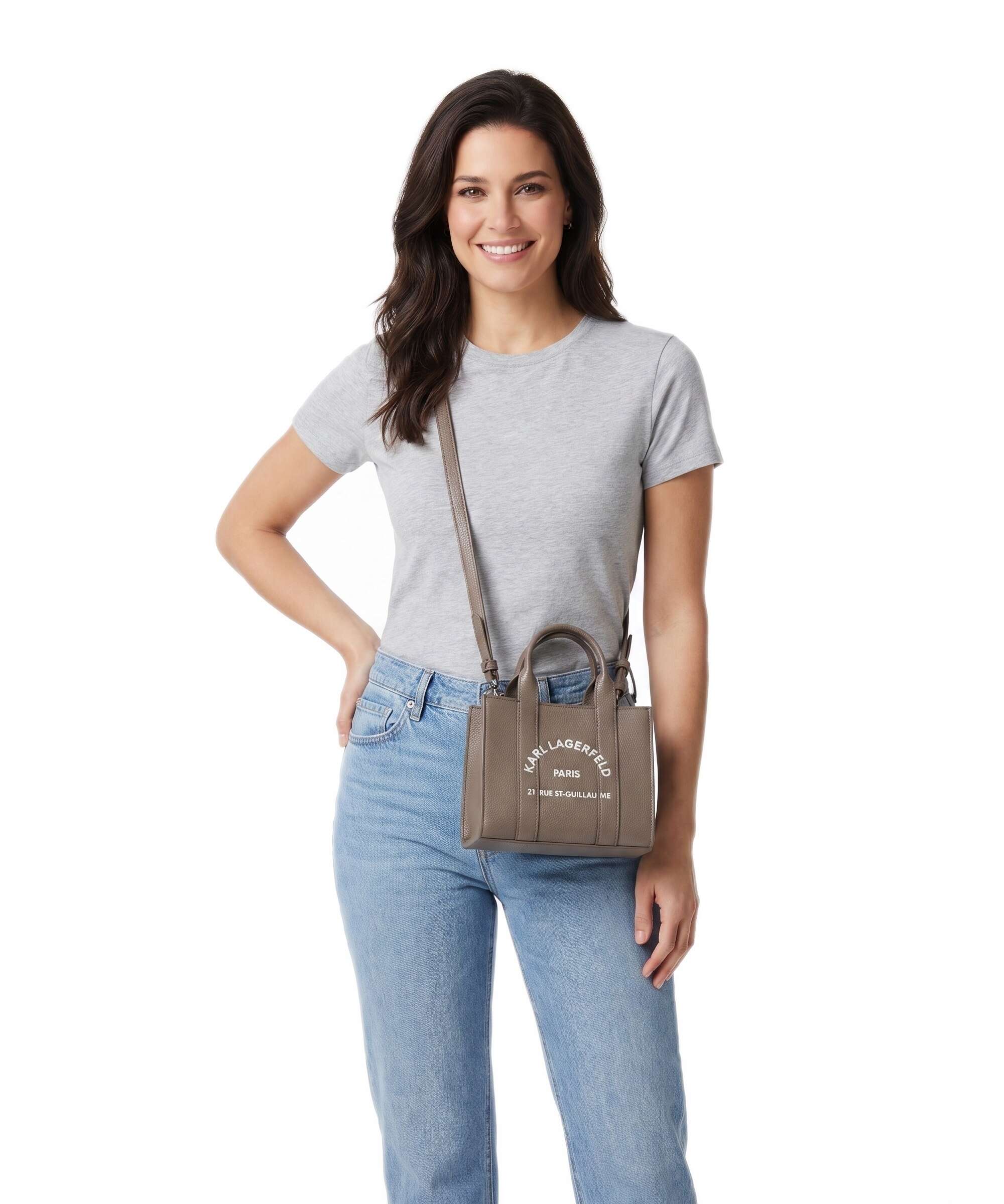 Karl Lagerfeld K/Rue St Guillaume Mini Sac à main dark taupe - Image 3