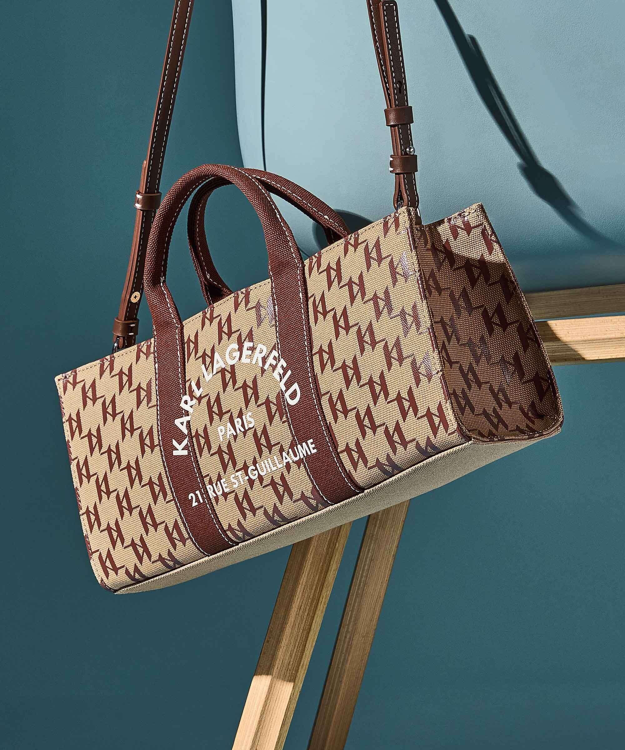 Karl Lagerfeld K/Rue St Guillaume Monogram Sac à main monogram nougat brown - Image 2