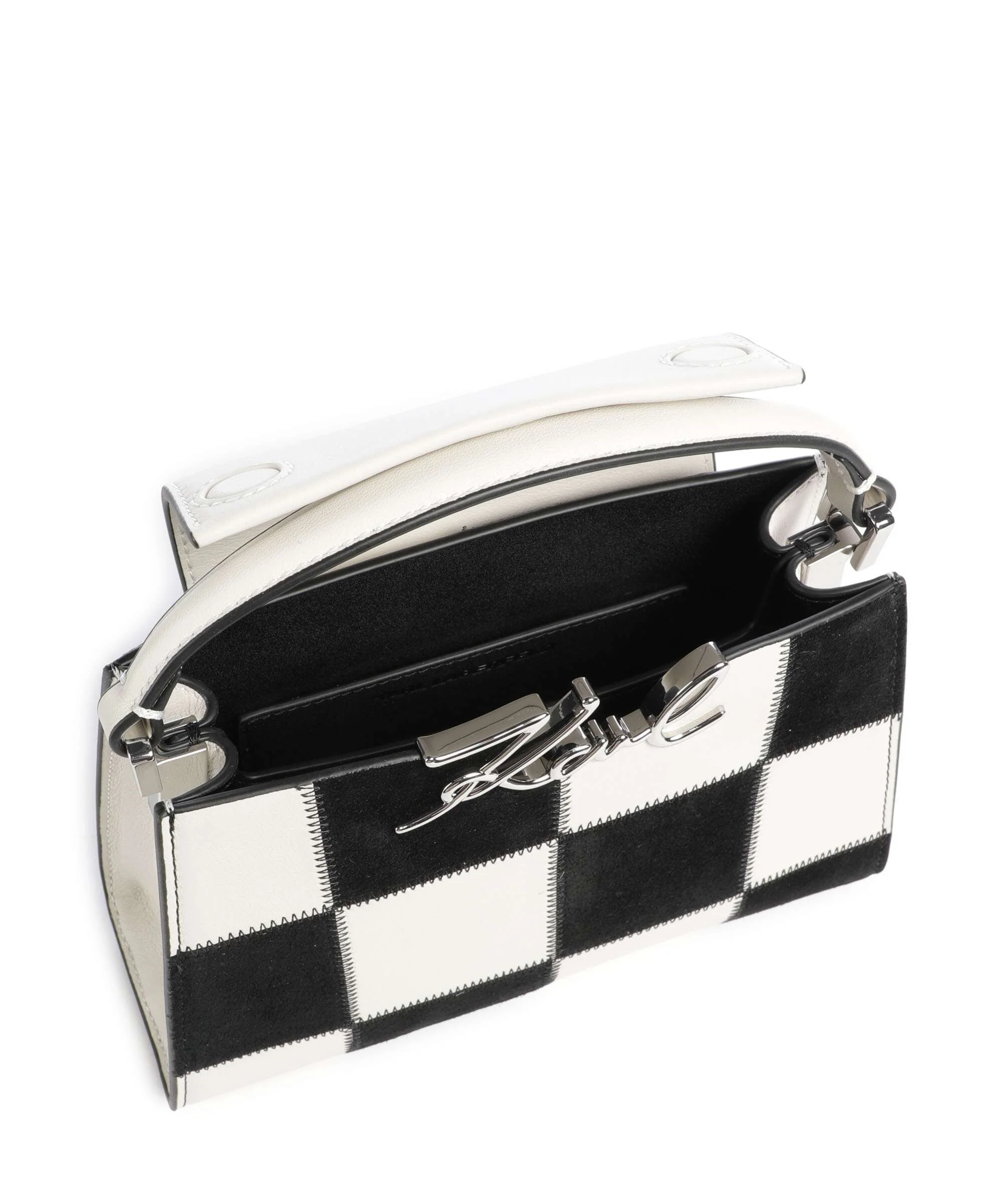 Karl Lagerfeld K/Signature Mini Sac à main black/white check - Image 6