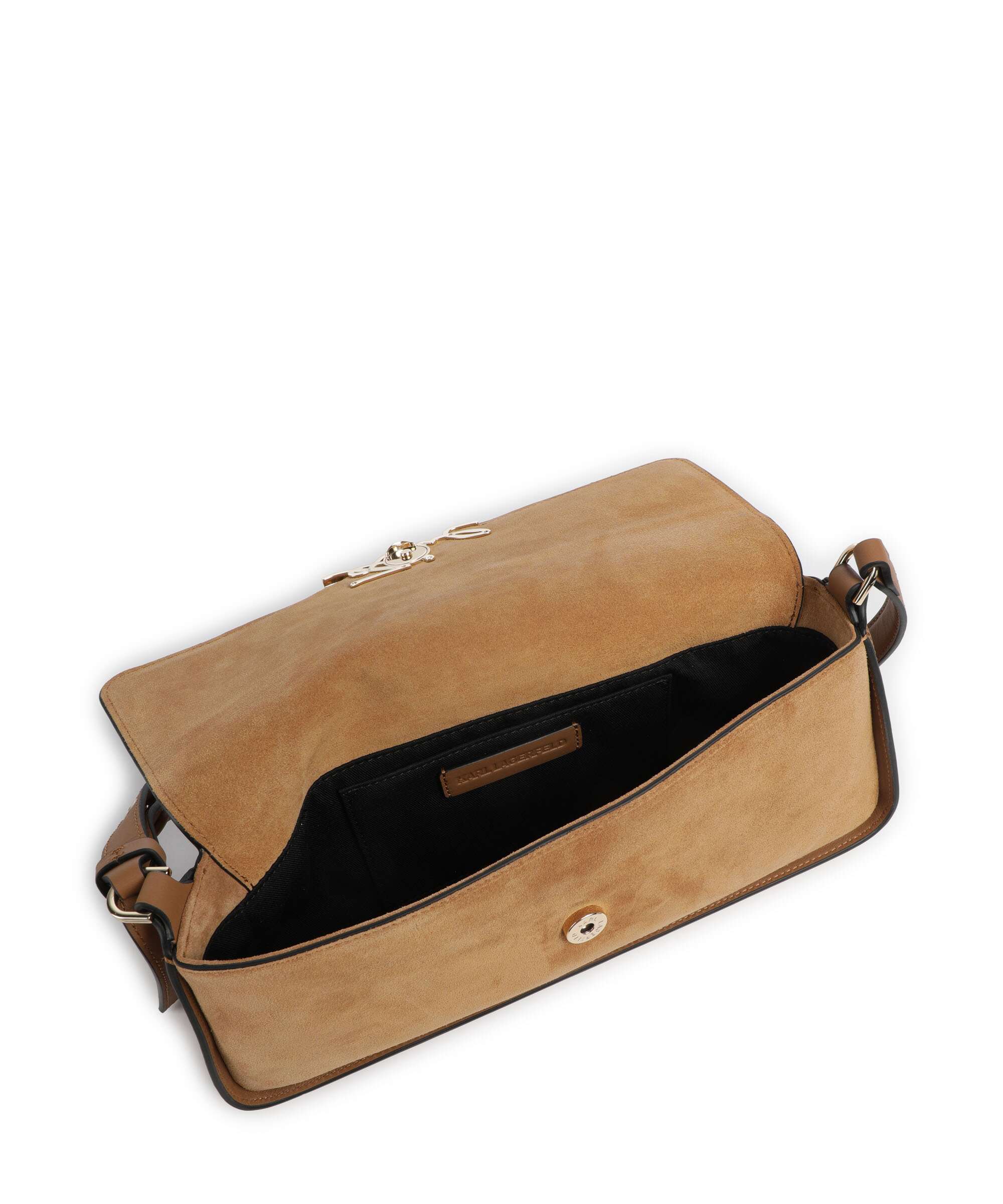 Karl Lagerfeld K/Signature Sac porté épaule caramel - Image 5