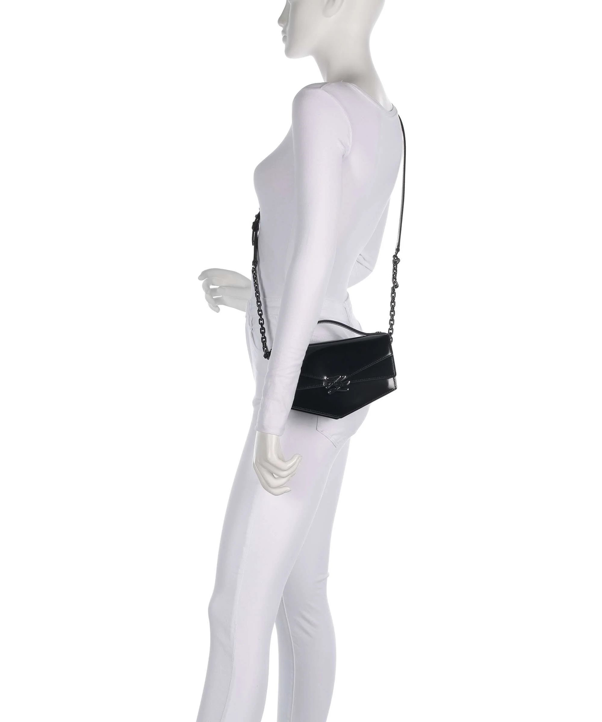 Karl Lagerfeld K/Studio Autograph Small Sac bandoulière black/nickel - Image 3
