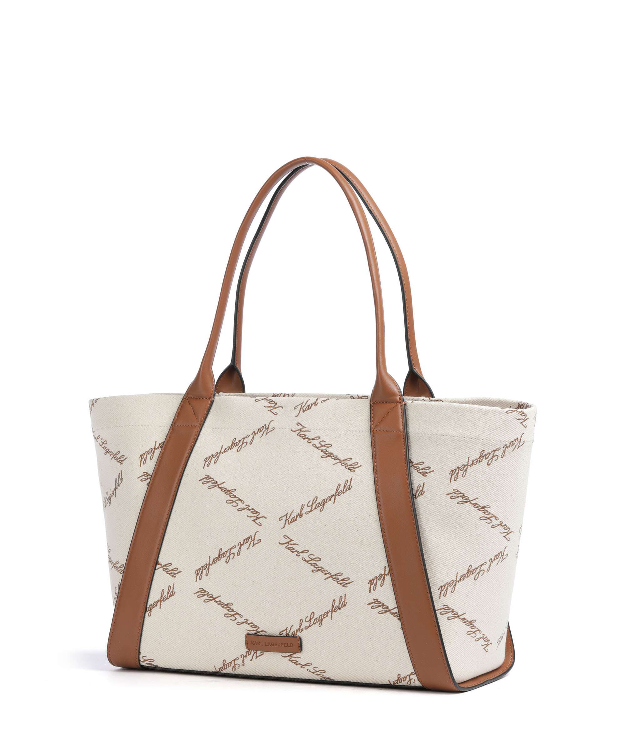 Karl Lagerfeld K/Ville Small Cabas natural canvas/tan - Image 2