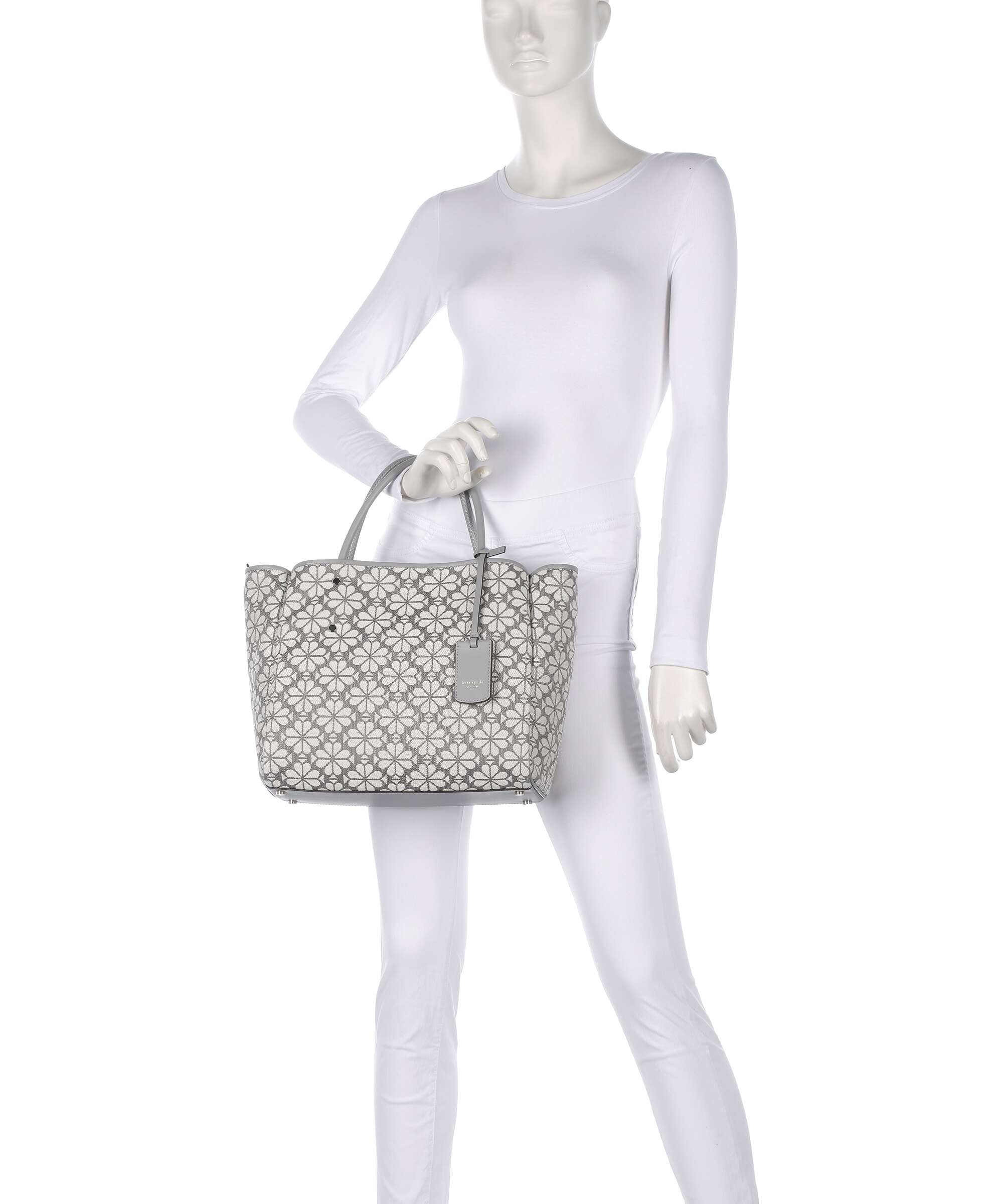 Kate Spade New York Spade Flower Jacquard Sac à main grey/multicolour - Image 3