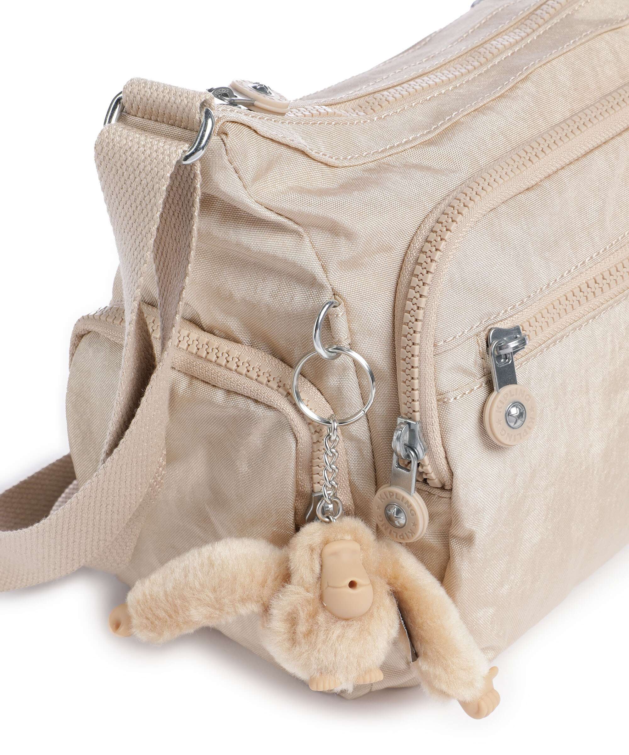 Kipling Basic Gabbie S Sac bandoulière sparkled beige - Image 4