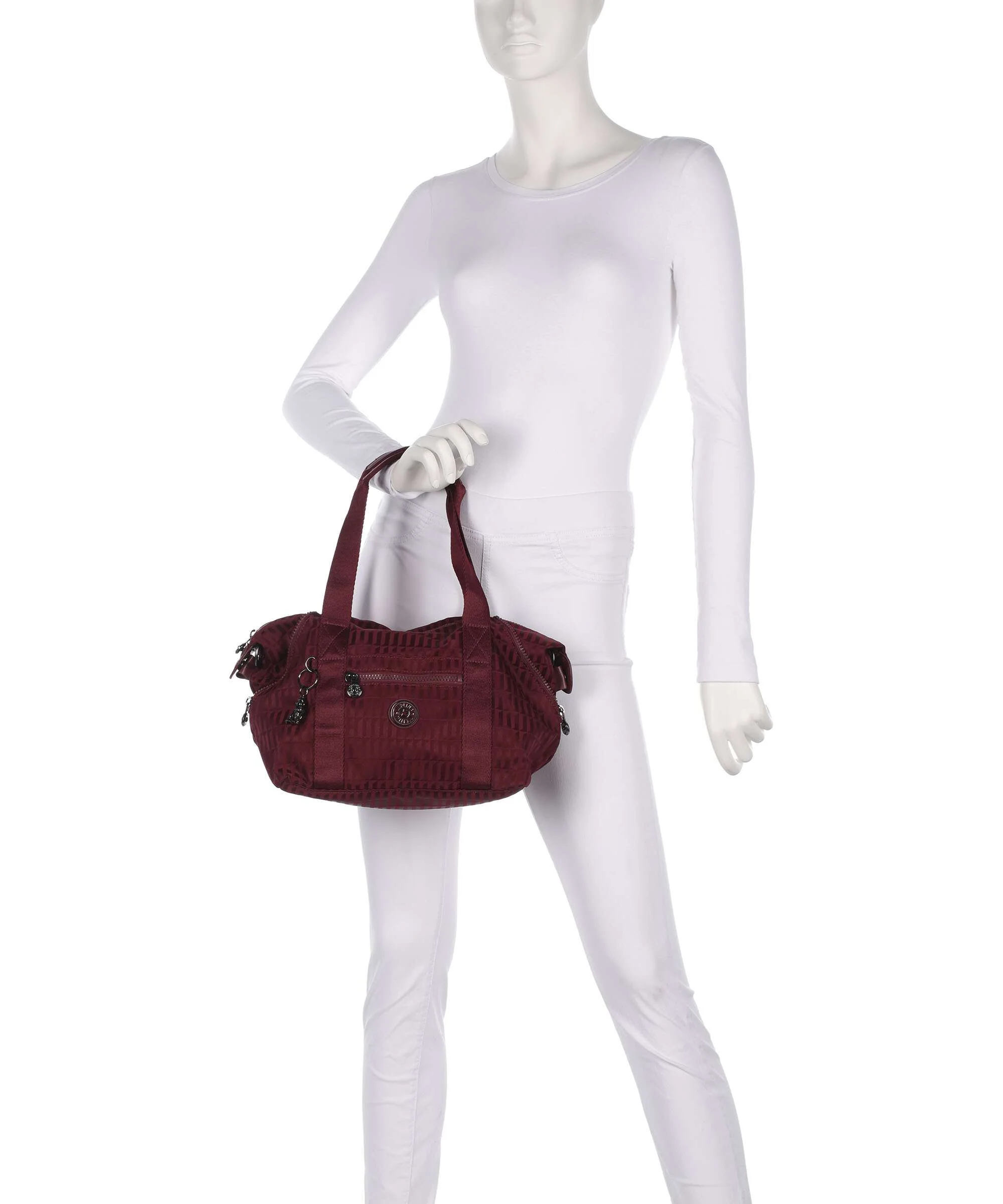 Kipling Elevated Art Mini Sac à main maroon tile - Image 3