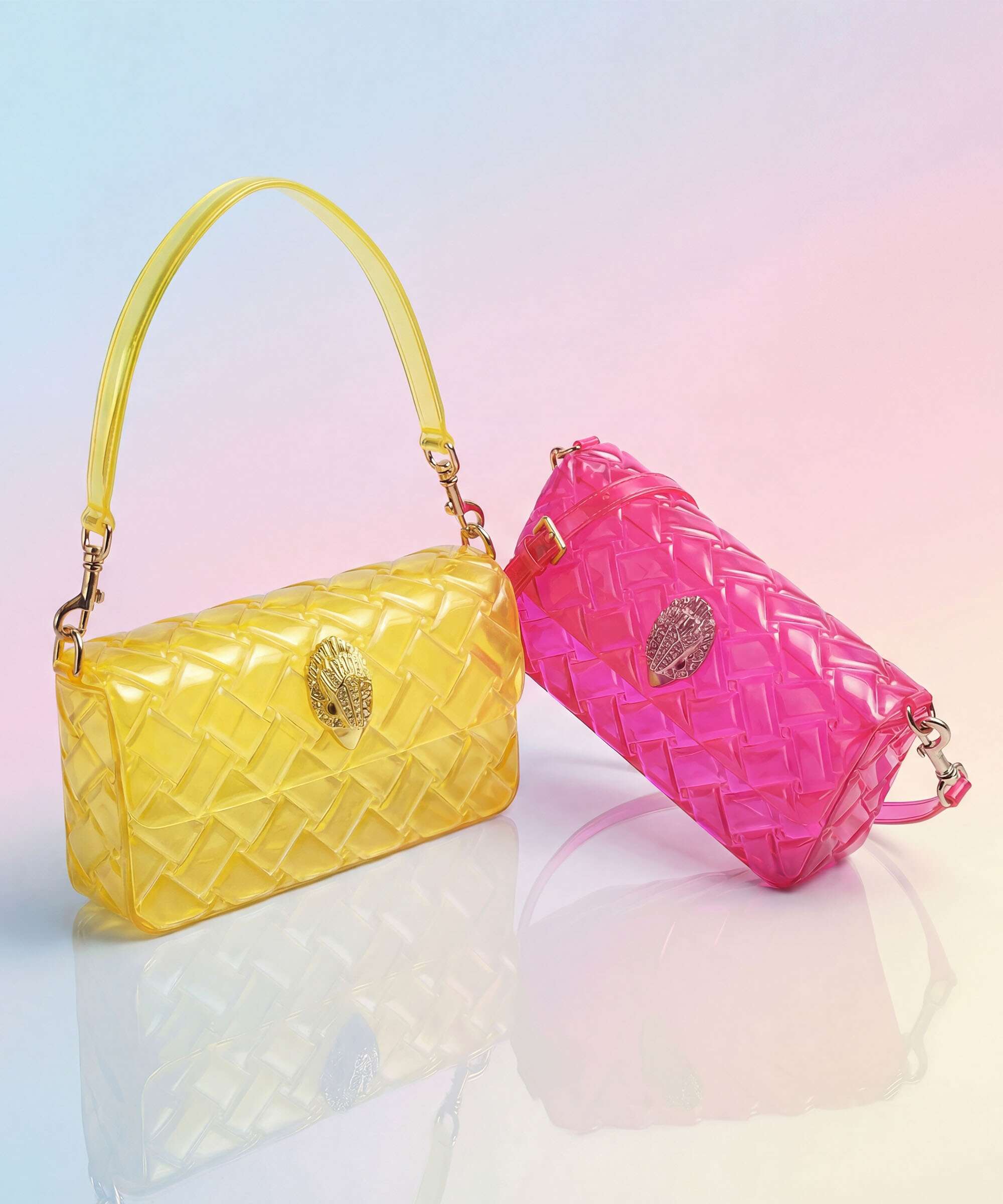 Kurt Geiger Jelly Kensington Sac porté épaule yellow - Image 2