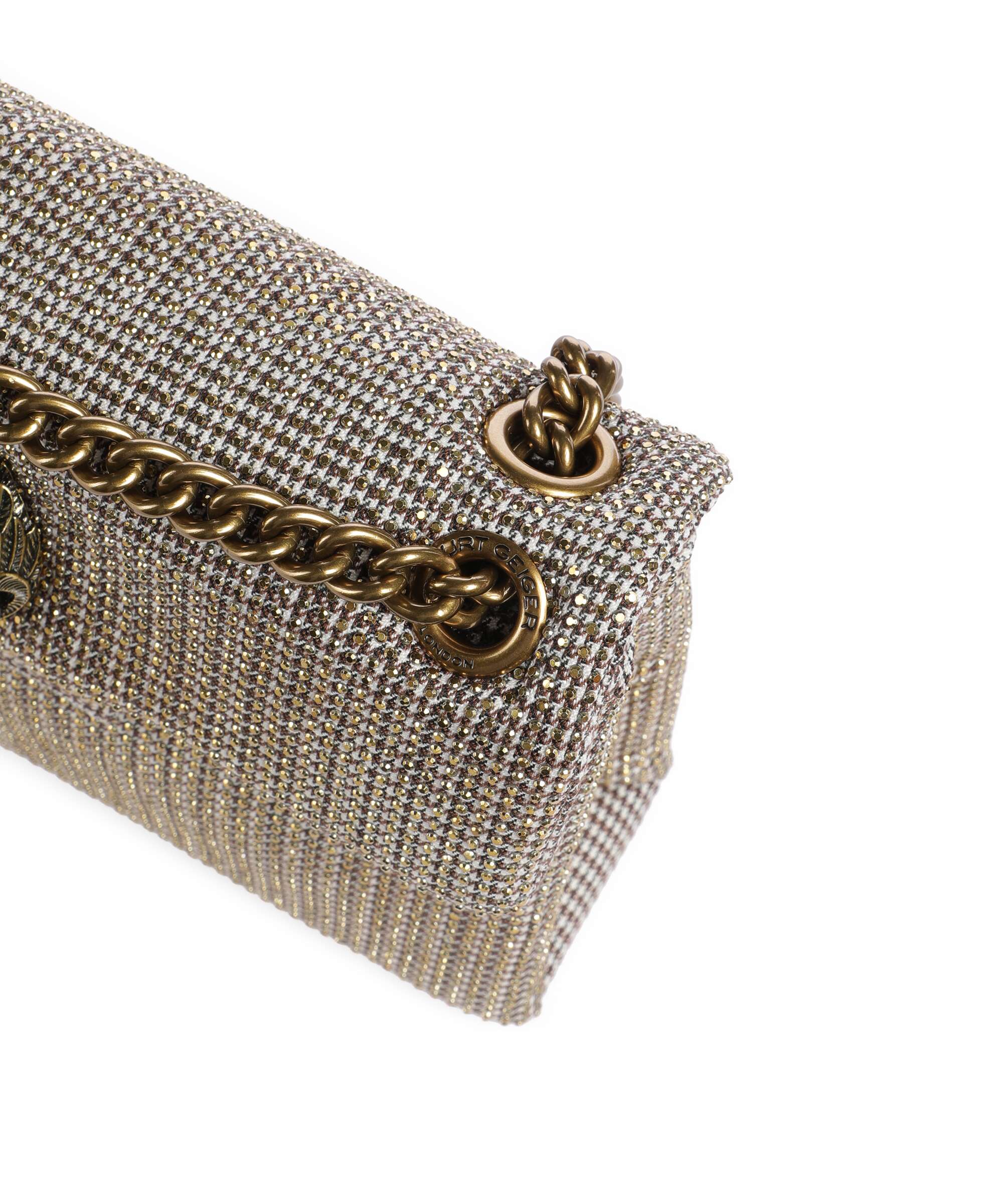 Kurt Geiger Kensington Mini Sac porté épaule beige - Image 5