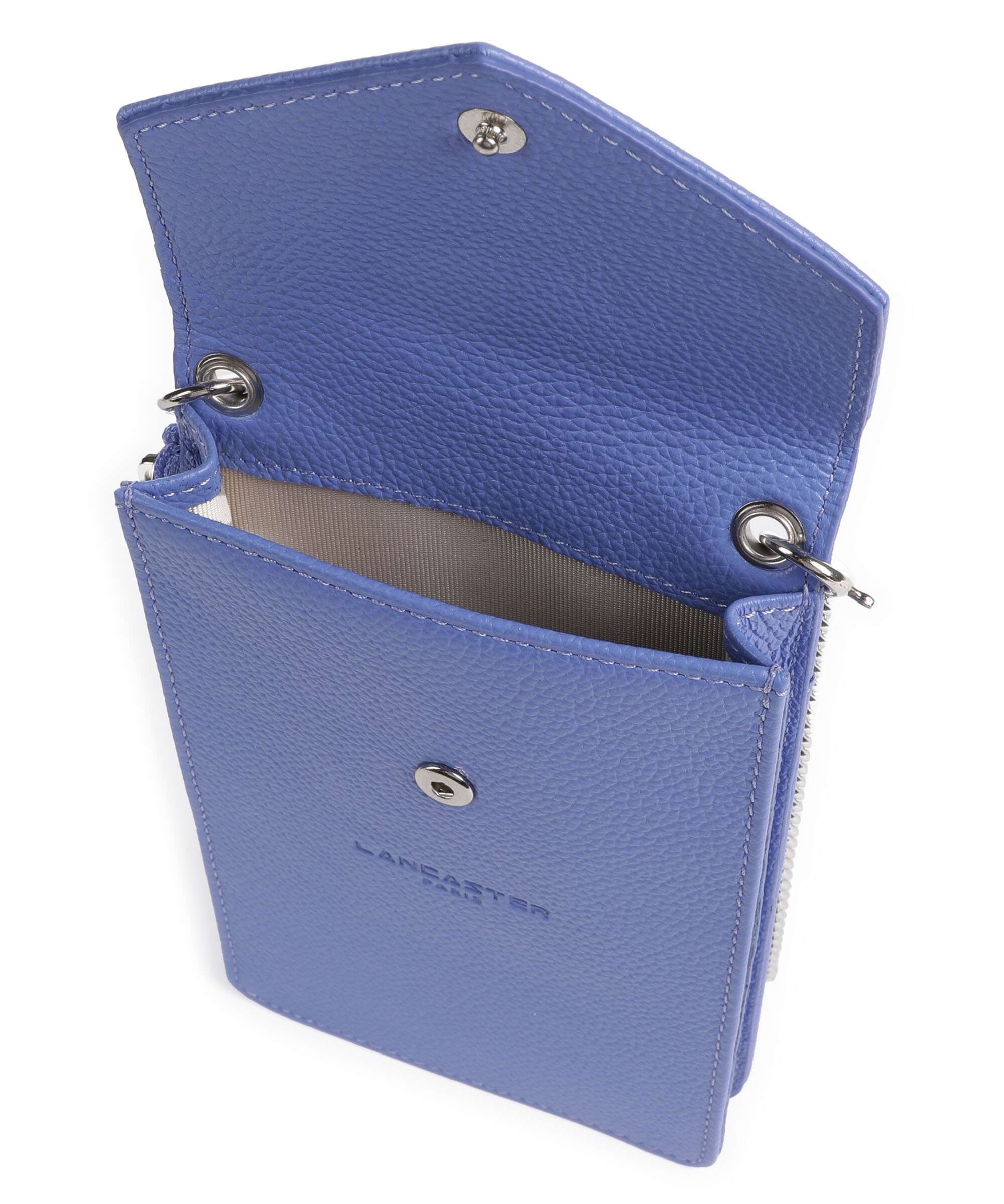 Lancaster Foulonne PM Pochette telephone bleuette - Image 5