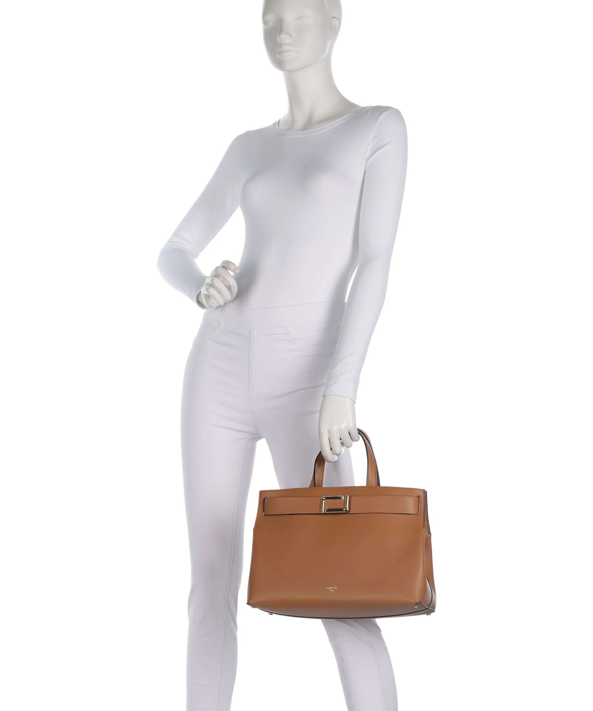 Lancel Angèle M Sac à main camel - Image 3