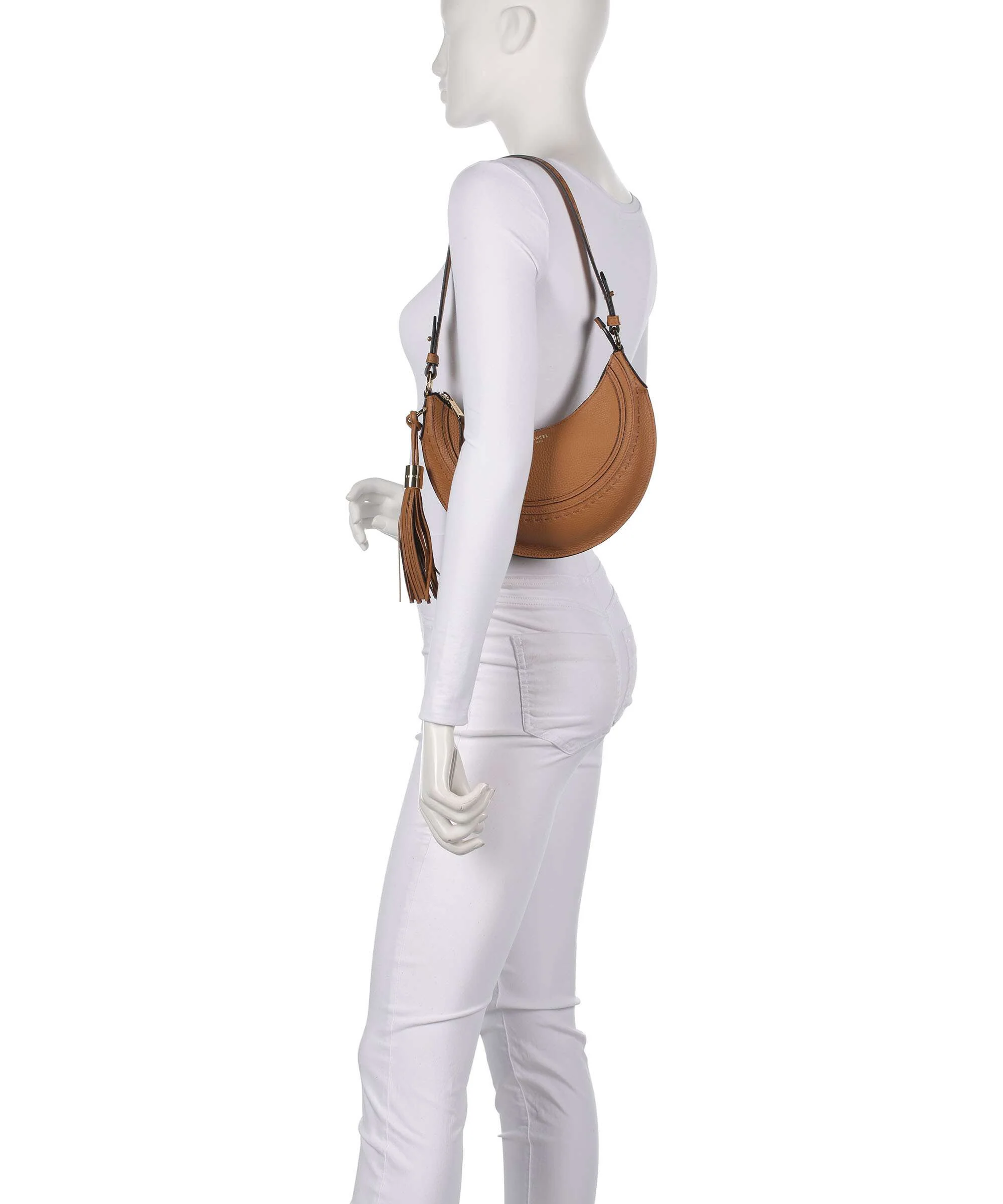 Lancel Hobohème S Sac porté épaule camel - Image 3