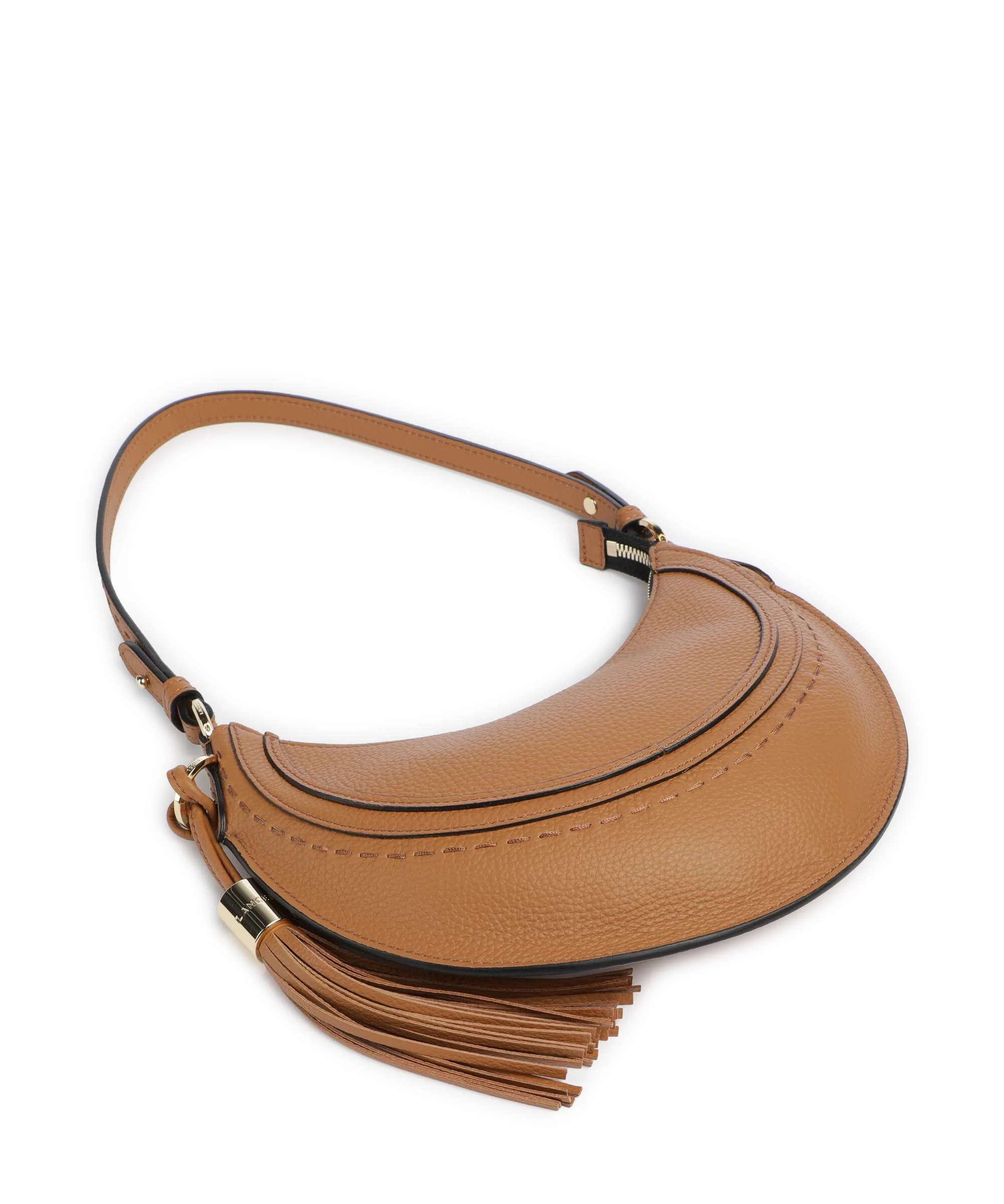 Lancel Hobohème S Sac porté épaule camel - Image 5