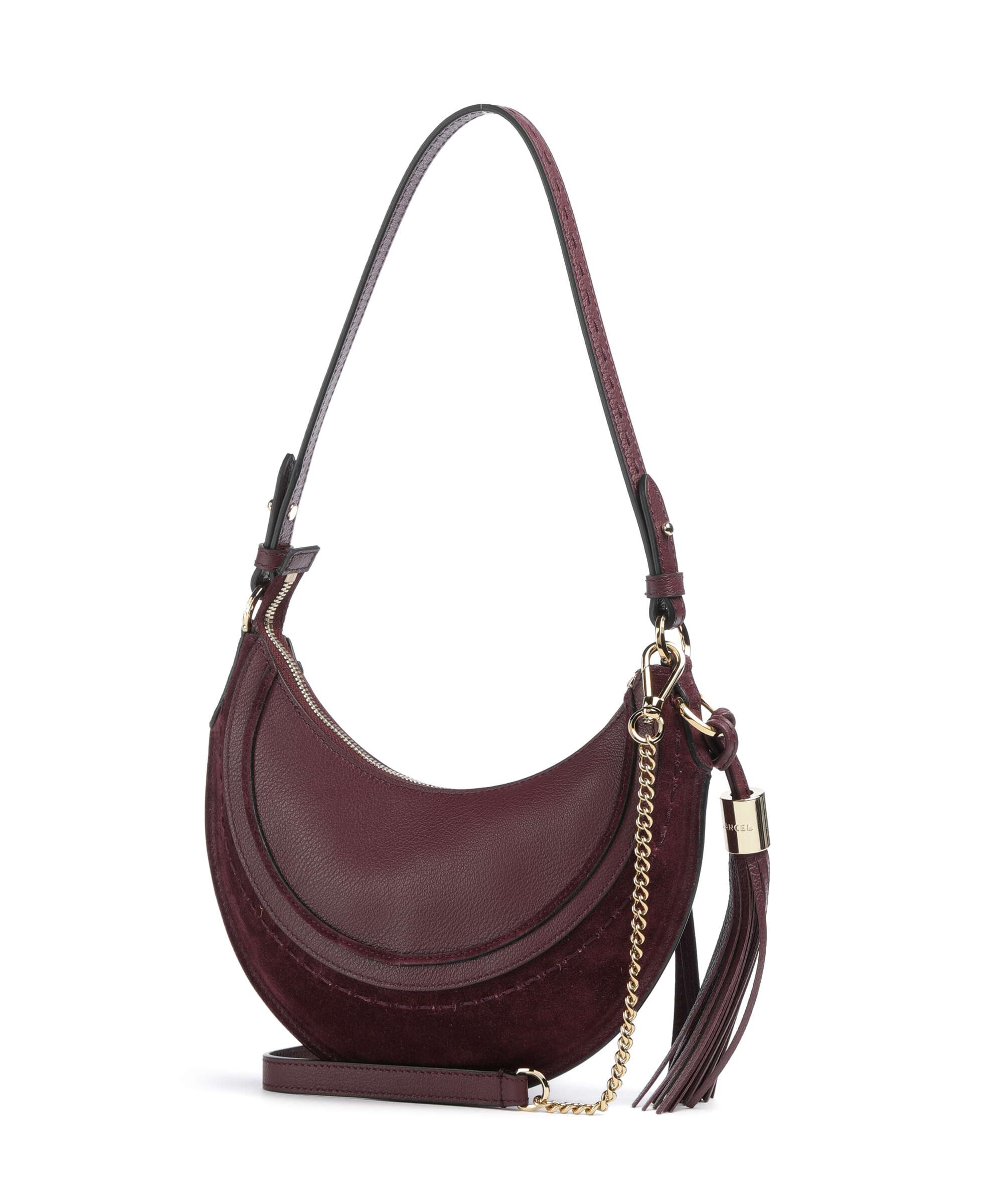 Lancel Hobohème S Sac porté épaule cassis - Image 3