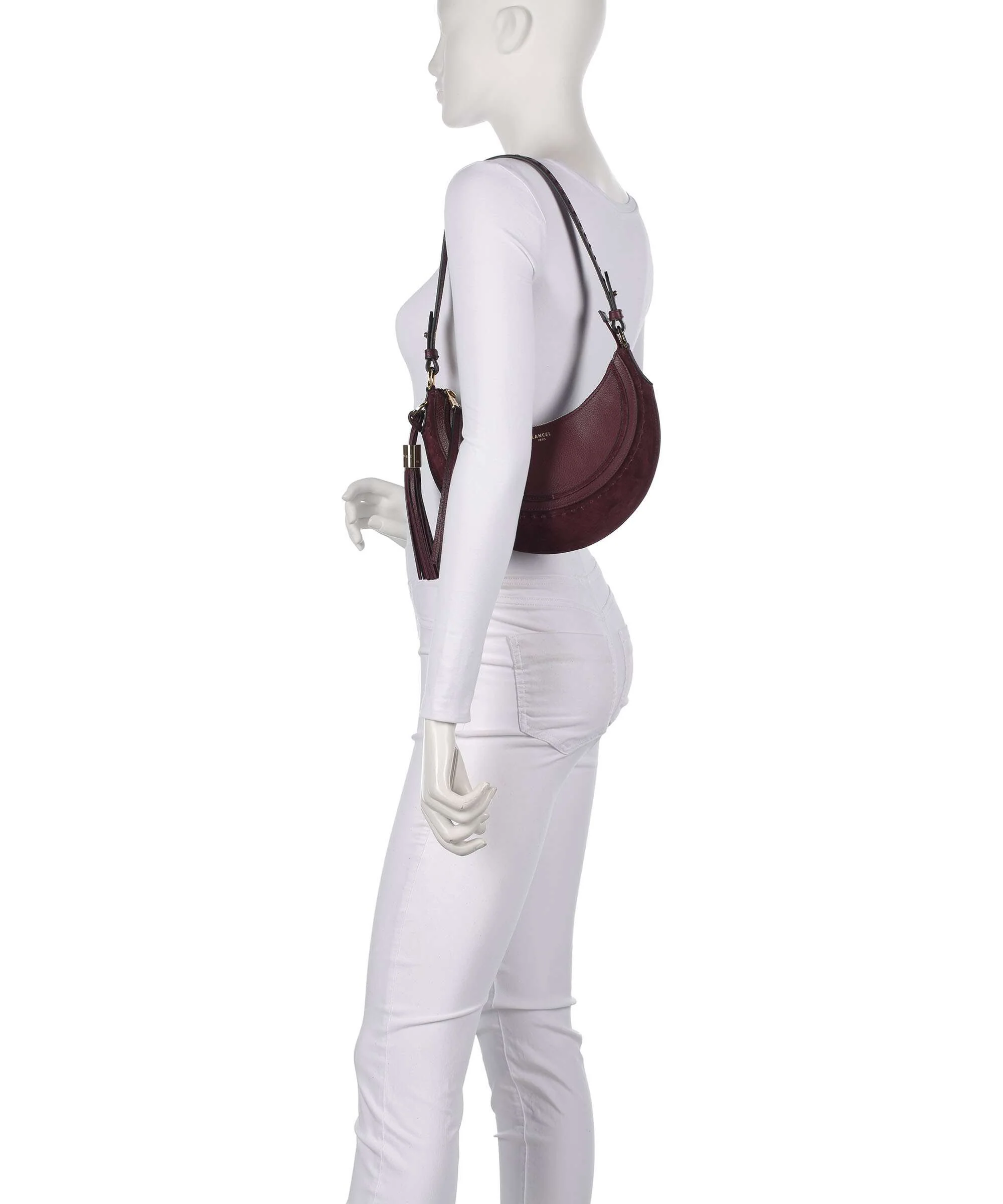 Lancel Hobohème S Sac porté épaule cassis - Image 4